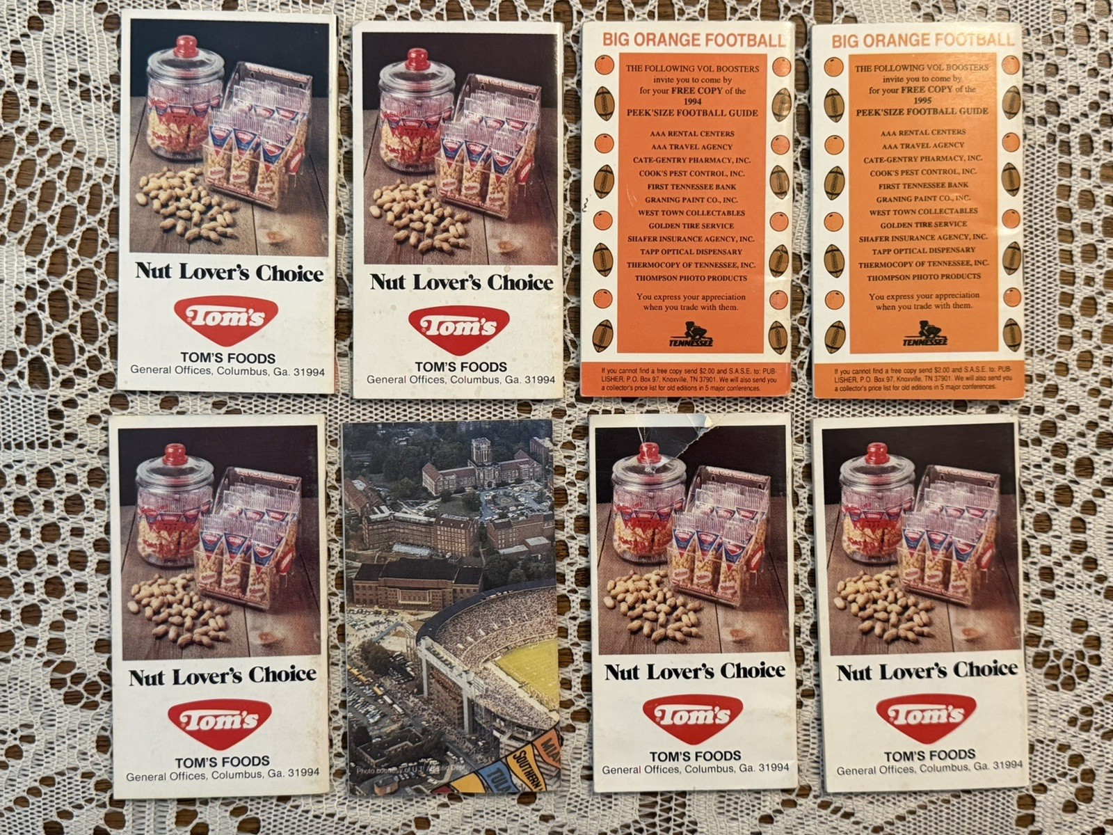 Lot Of 16 PEEK SIZE Football Guide SEC Misc. Years from 1987 to 2006 NCAA