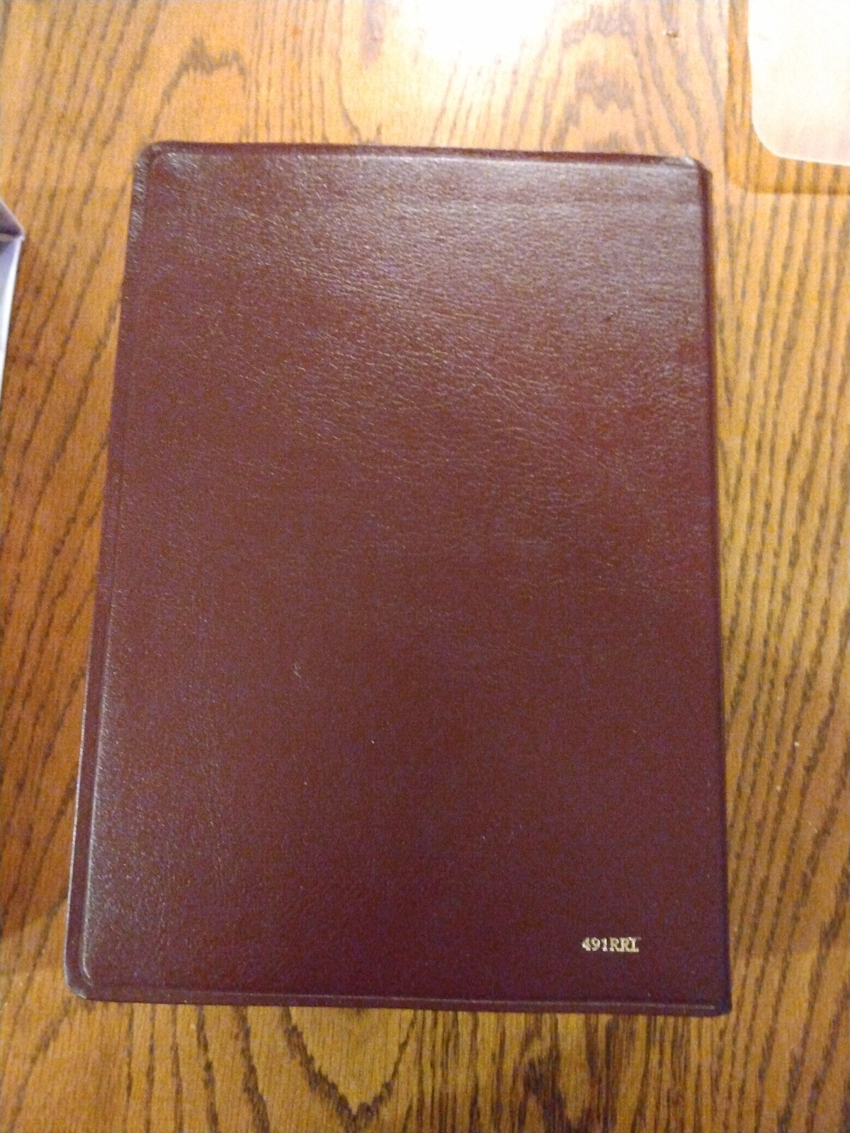 NKJV Scofield Study Bible LARGE PRINT Burgundy Bonded Leather thumb indexed