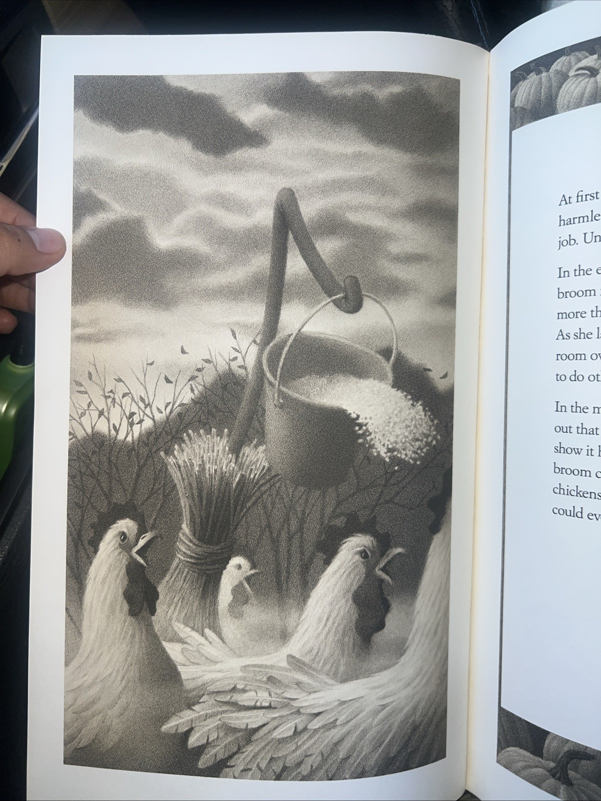 The Widow’s Broom – Hardcover By Van Allsburg, Chris – First Scholastic Edt 1993