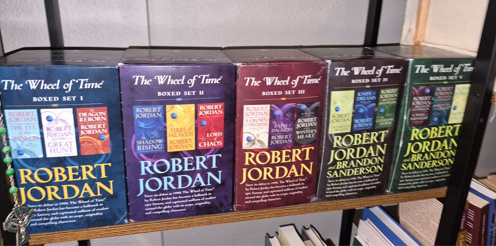 Wheel of Time complete sets Robert Jordan Brandon Sanderson mass mkt paperbacks