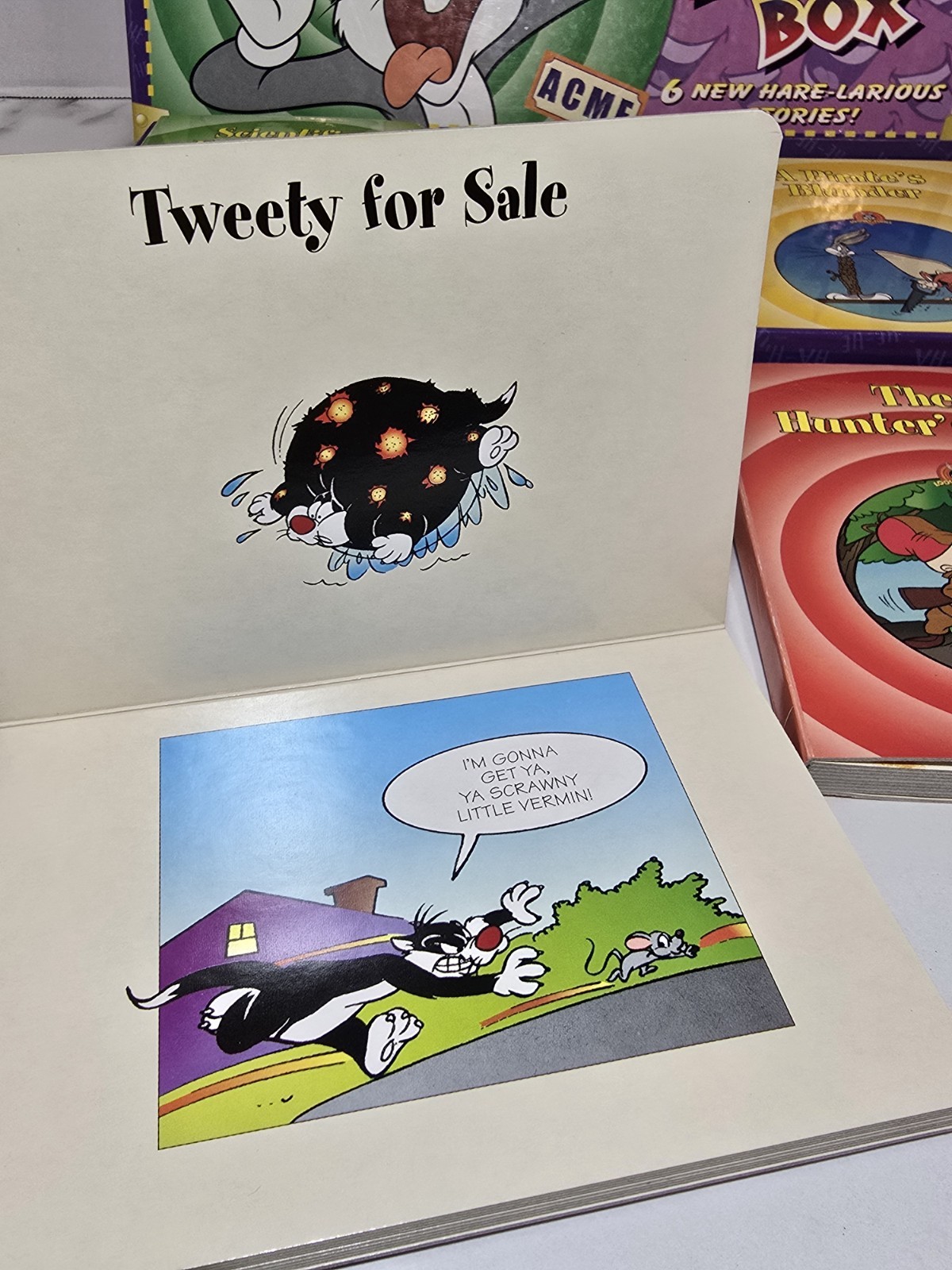 Vintage Looney Tunes Funny Board Books Boxed Bug’s Complete Set