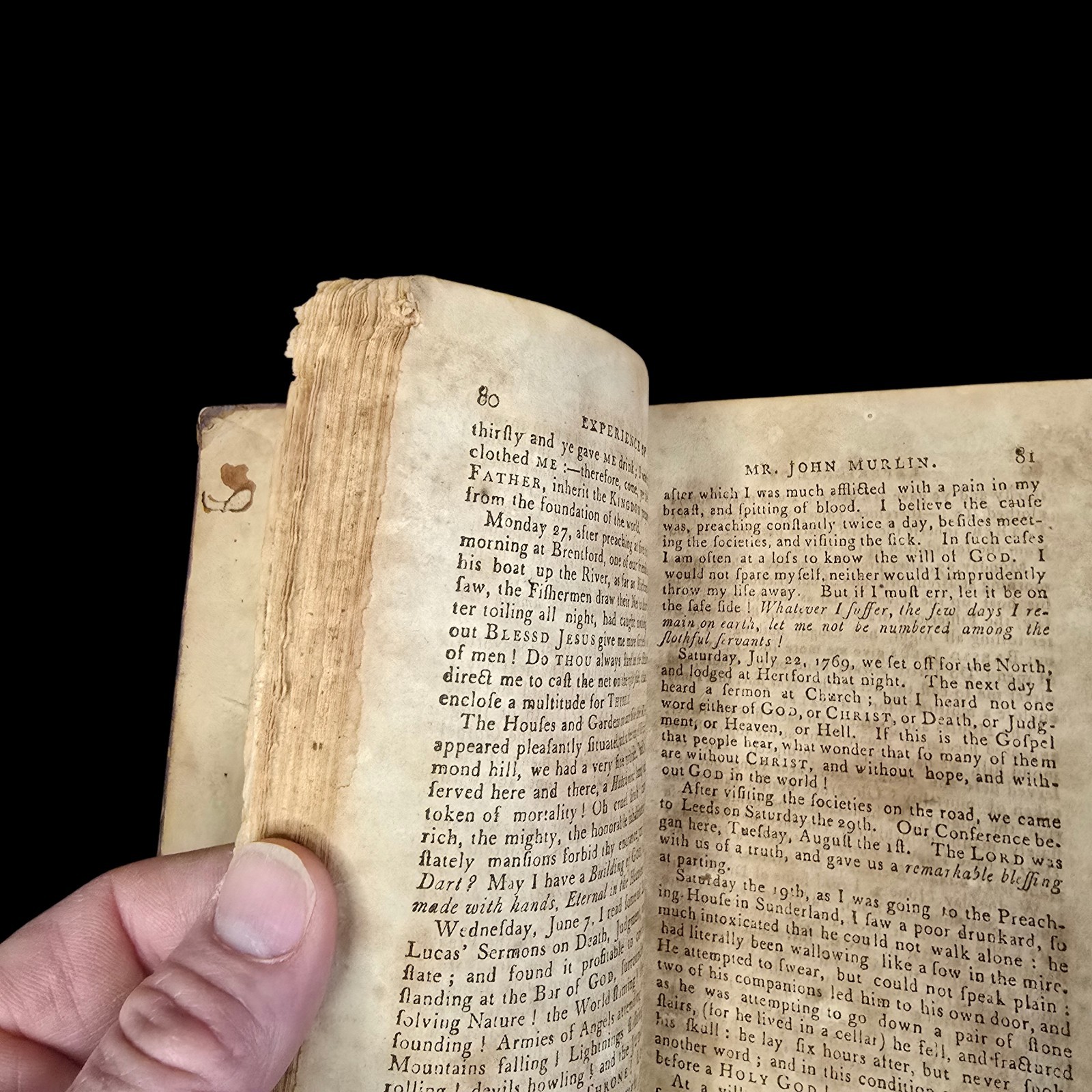 John Wesley. The Experience of Several Eminent Methodist Preachers 1812
