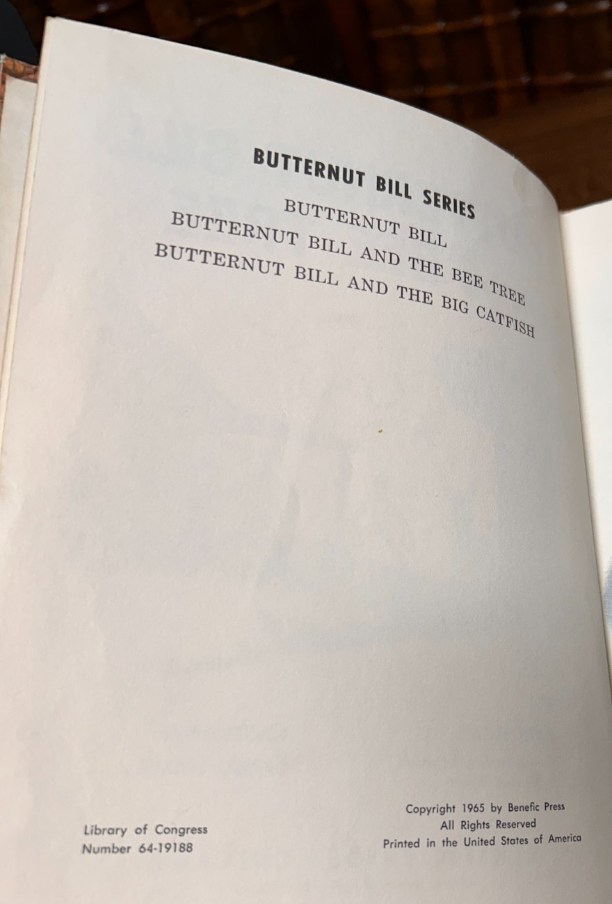 Butternut Bill and the Bee Tree, E McCall, Wiskur Illustrations Hardcover 1965