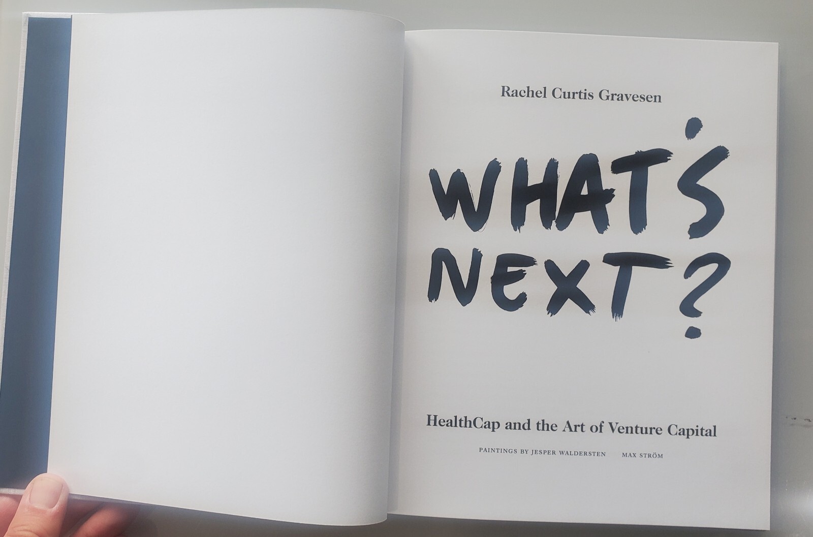 What’s Next Healthcap and the Art of Venture Capital Book Rachel Curtis Gravesen