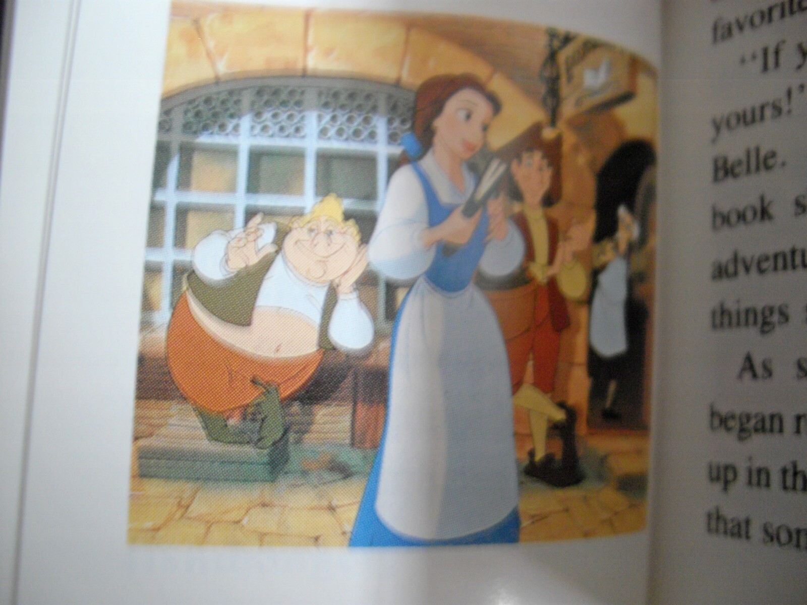 Disney Beauty and the Beast Miniature Hardback 3 1/4″ Book ~