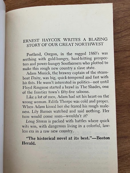 Vintage Paperbacks – Ernest Haycox – A Bantam Book – Lot Of 3
