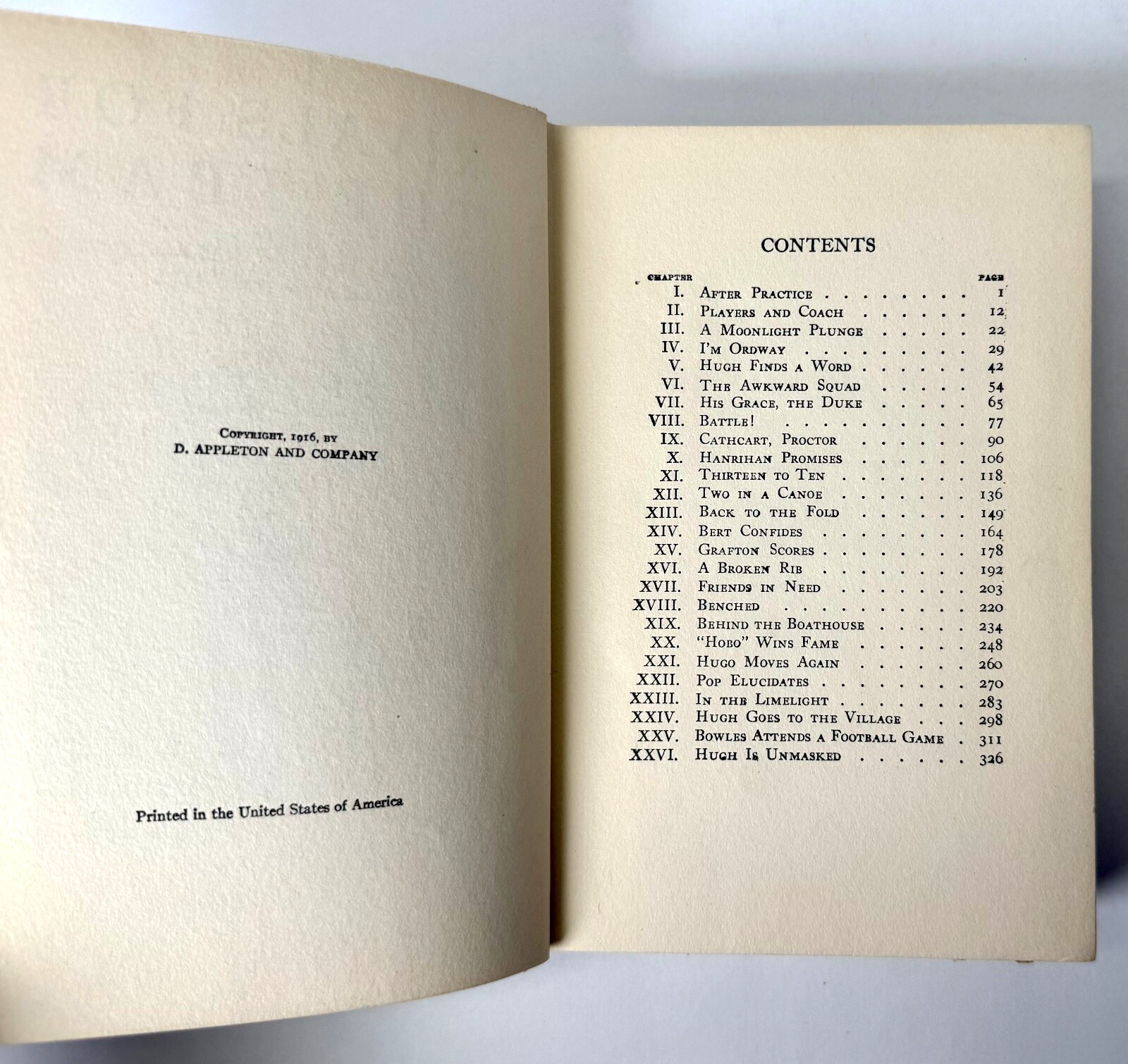 Rivals for the Team, Ralph Henry Barbour, 1916 1st edition Hardcover – Football