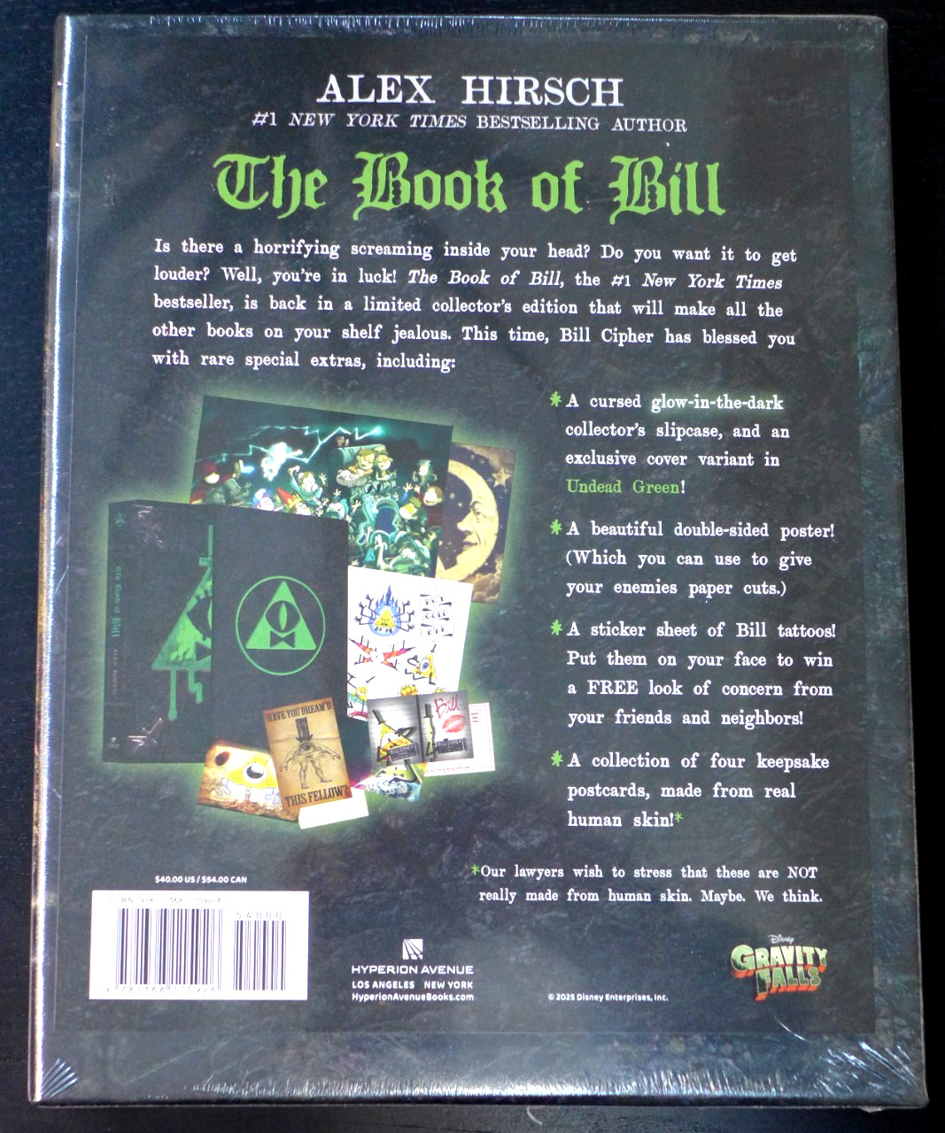 THE BOOK OF BILL GREEN ALEX HIRSCH SIGNED AUTOGRAPH B&N EXCLUSIVE COLECTORS L.E.