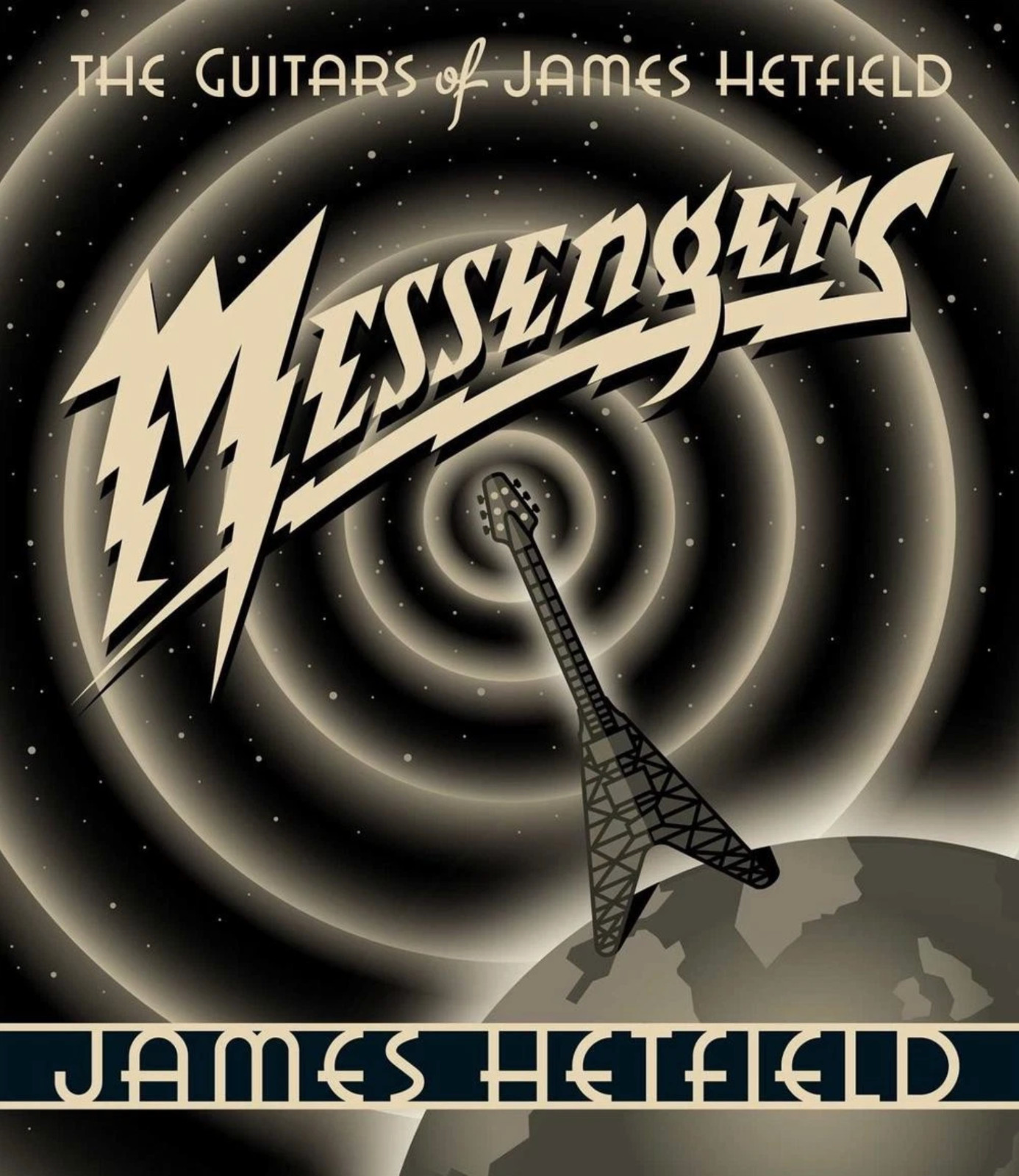 Messengers The Guitars of James Hetfield Hardcover Book Metallica Legend