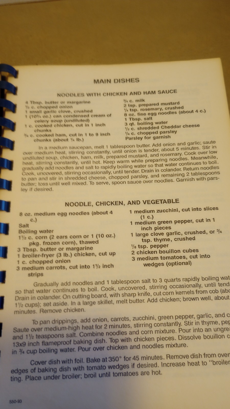 1993 “Sunday Dinner at Grandmom’s” Cookbook by Christel Ellis – 112+ Pages