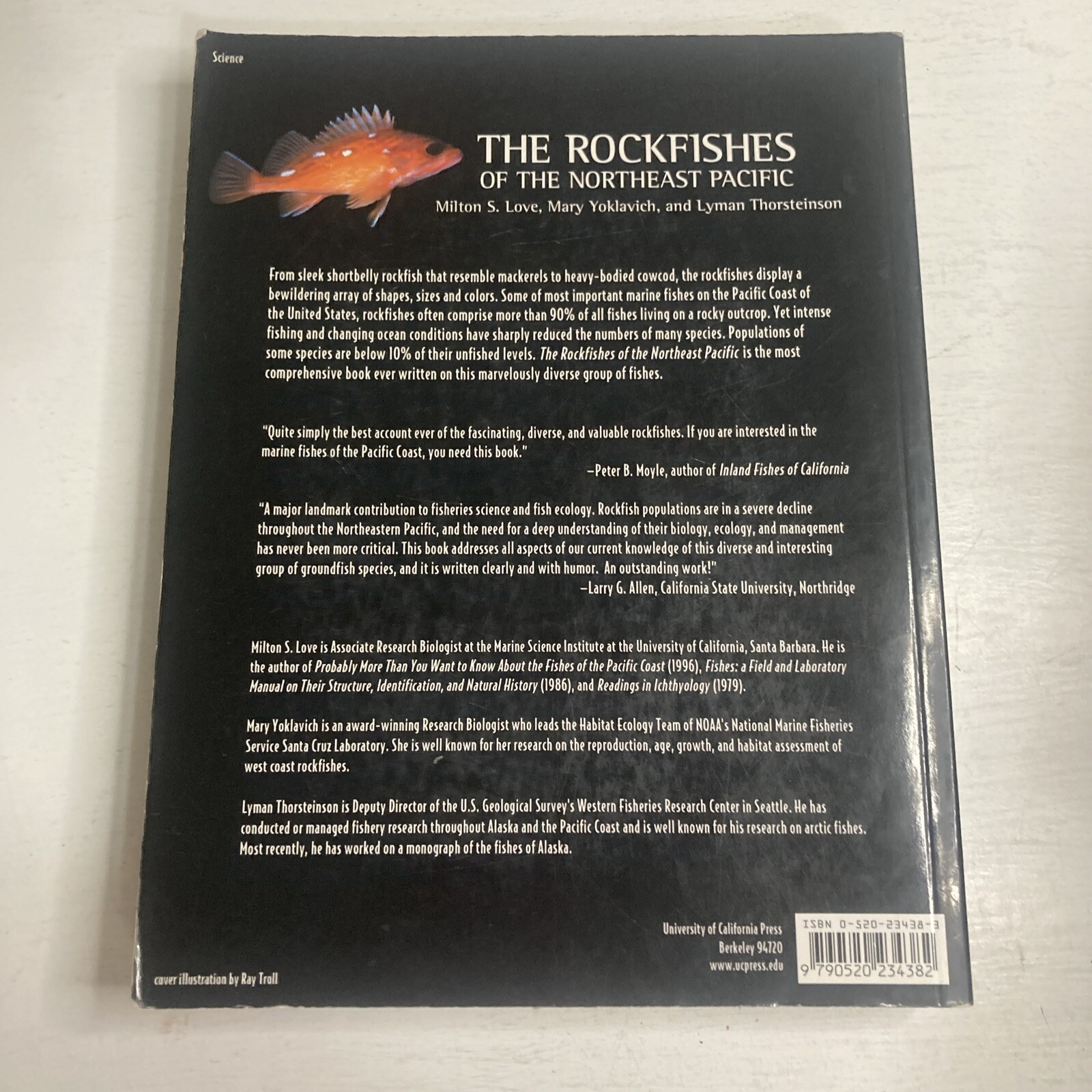 The Rockfishes Of The Northeast Pacific Paperback Many Authors Signed By All