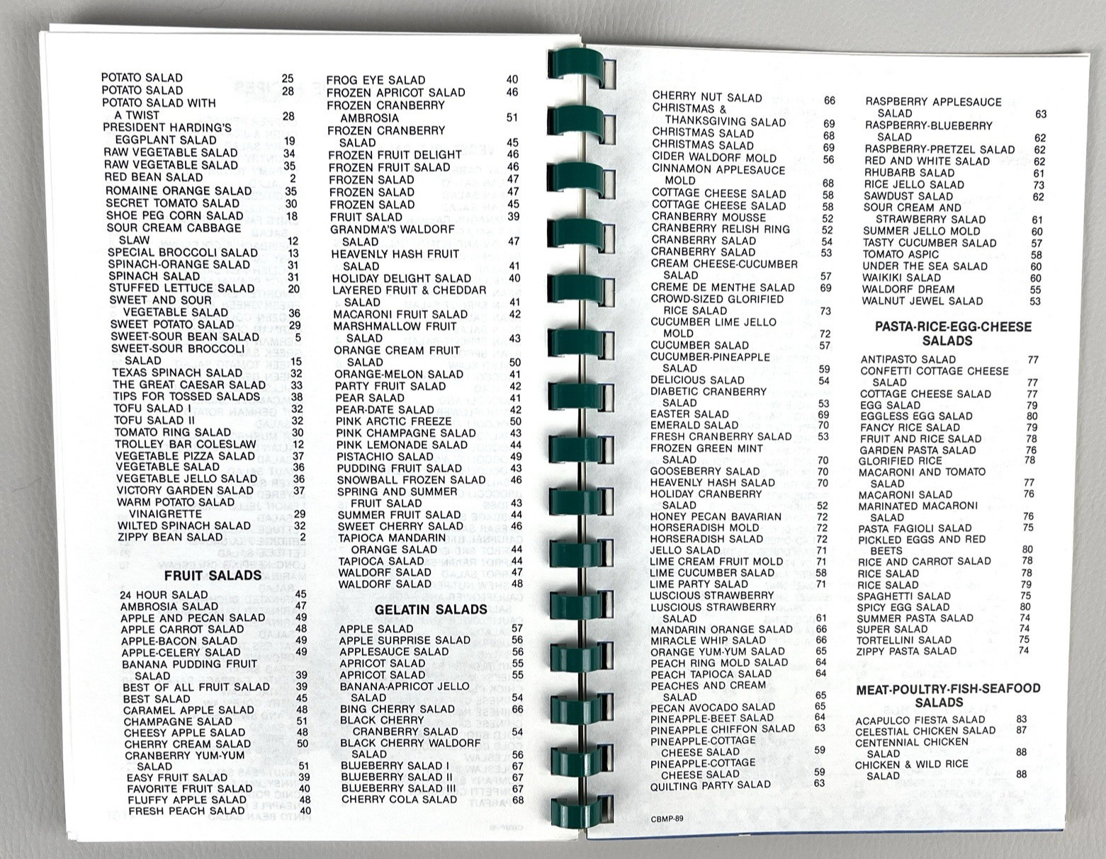 300 Ways With Salads Spiral Bound Cookbook By Morris Press 1995 Salad Recipes