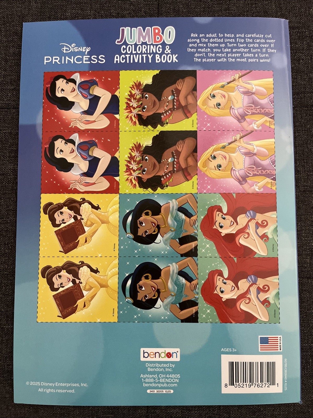 Disney Princess Jumbo Coloring & Activity Book Games, Puzzles, & Coloring Pages