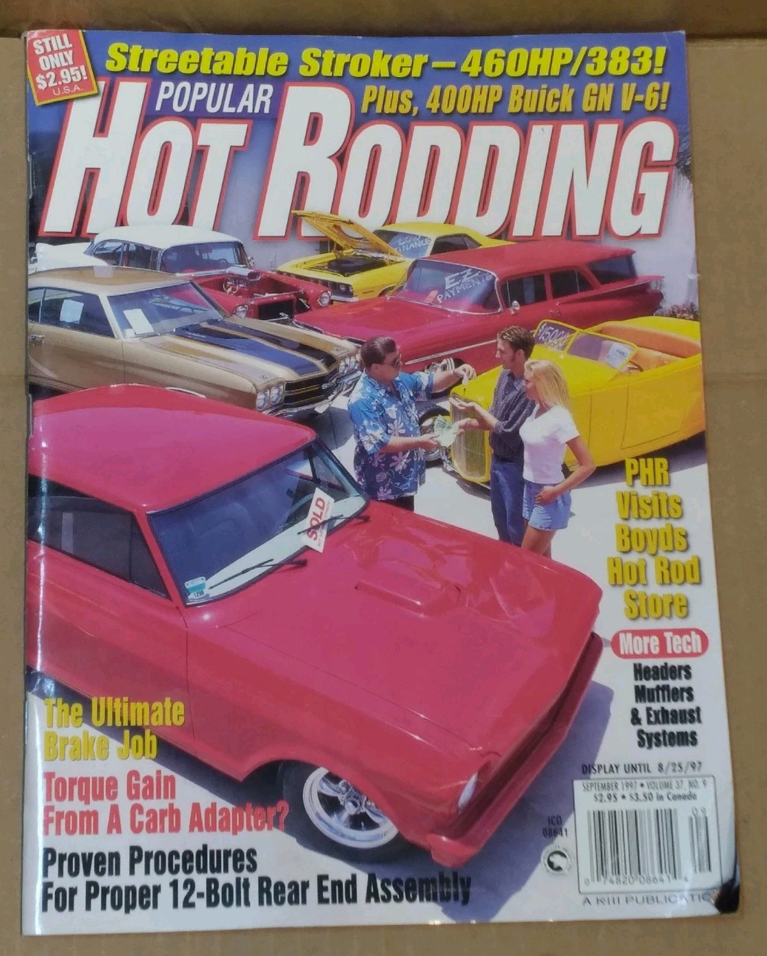 2- POPULAR HOT RODDING Magazine September 1997 Vol 37 #9 & July 1998 Vol 88 #7