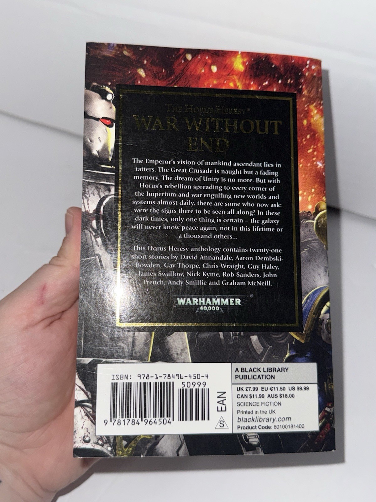 War Without End Horus Heresy , Mass Market Paperback Book , Warhammer 40K