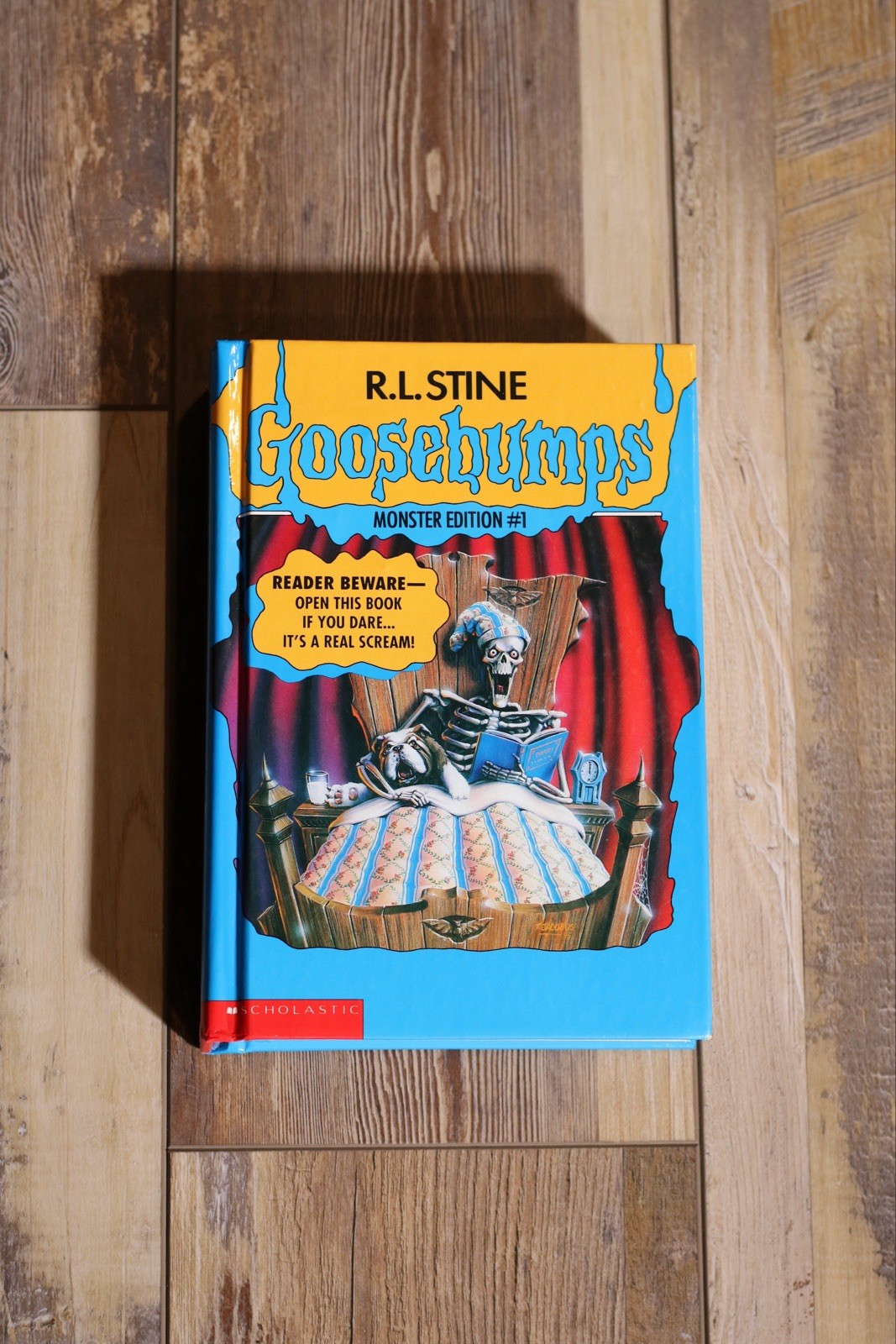 Goosebumps MONSTER EDITION #1 Hardcover Book R.L Stine 1st printing NICE!
