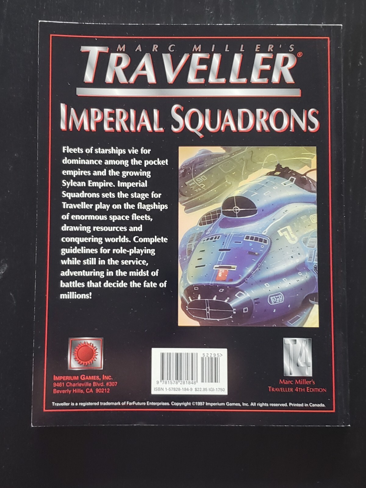 Marc Miller’s Traveller IMPERIAL SUADRONS 4th Edition Softcover