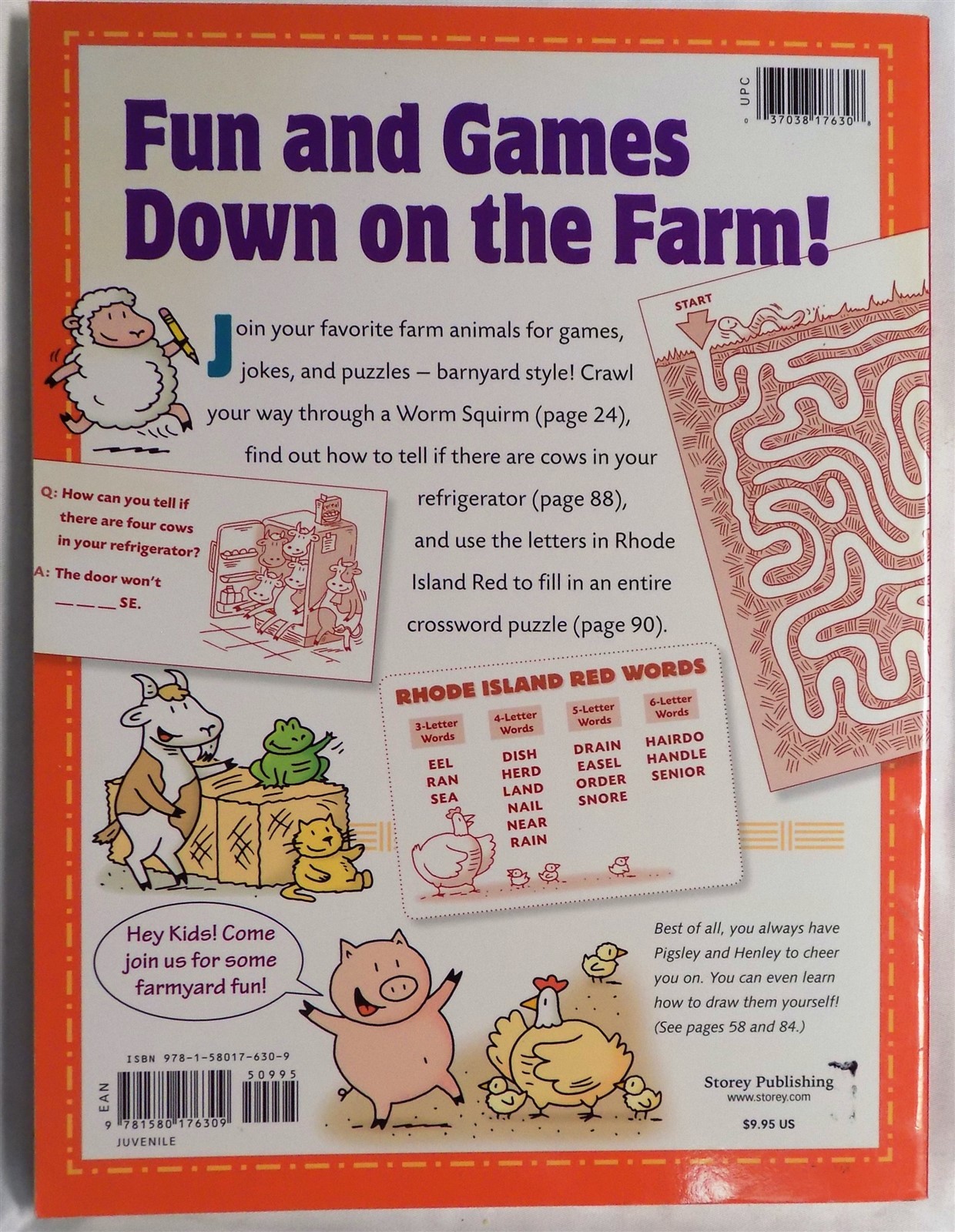LOT OF 2 Puzzles Books! BARNYARD and GREAT OUTDOORS GAMES & PUZZLES Paperback