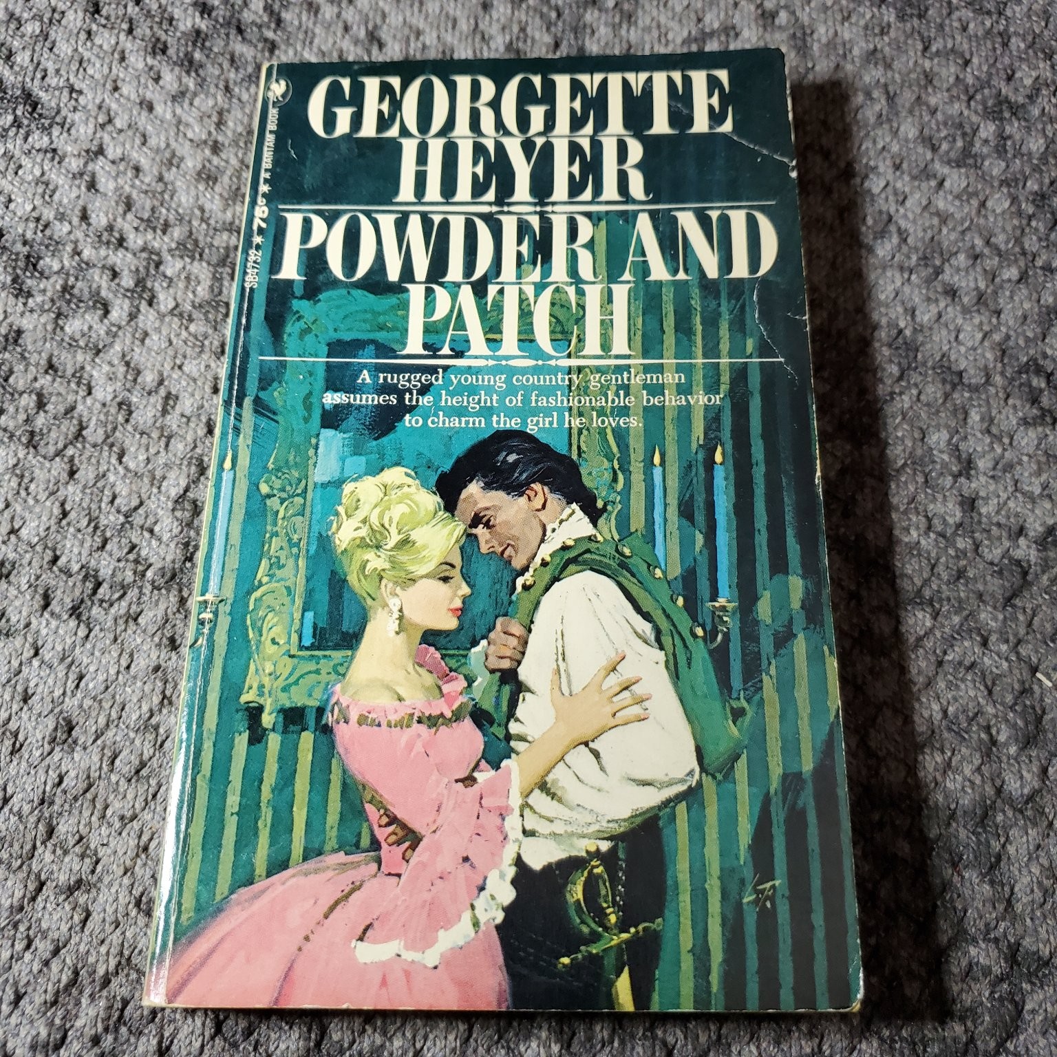 Powder & Patch Georgette Heyer 1970 Regency Romance Bantam Books