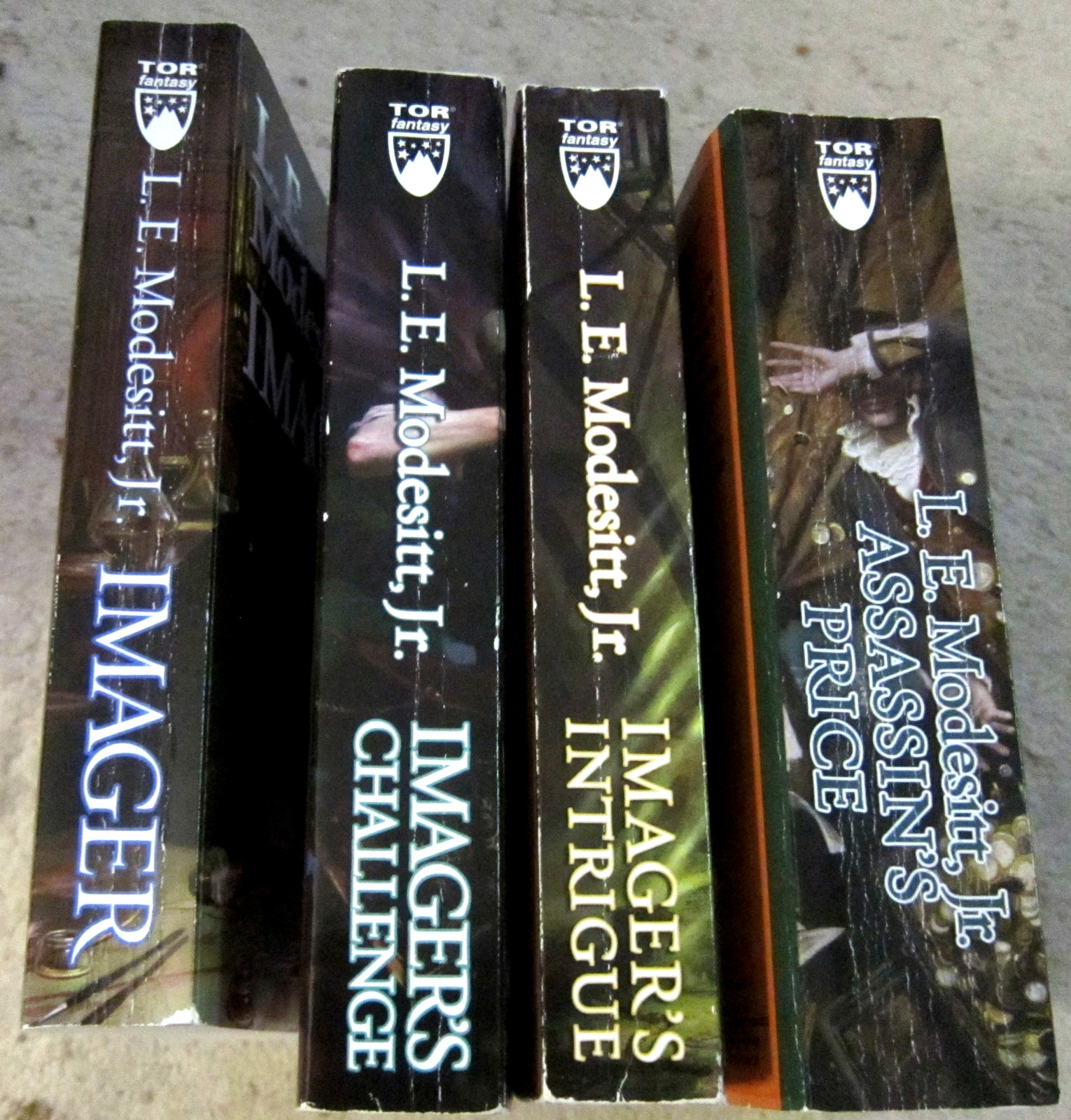 L. E. Modesitt book lot- 4 novels from the Imager Portfolio series…