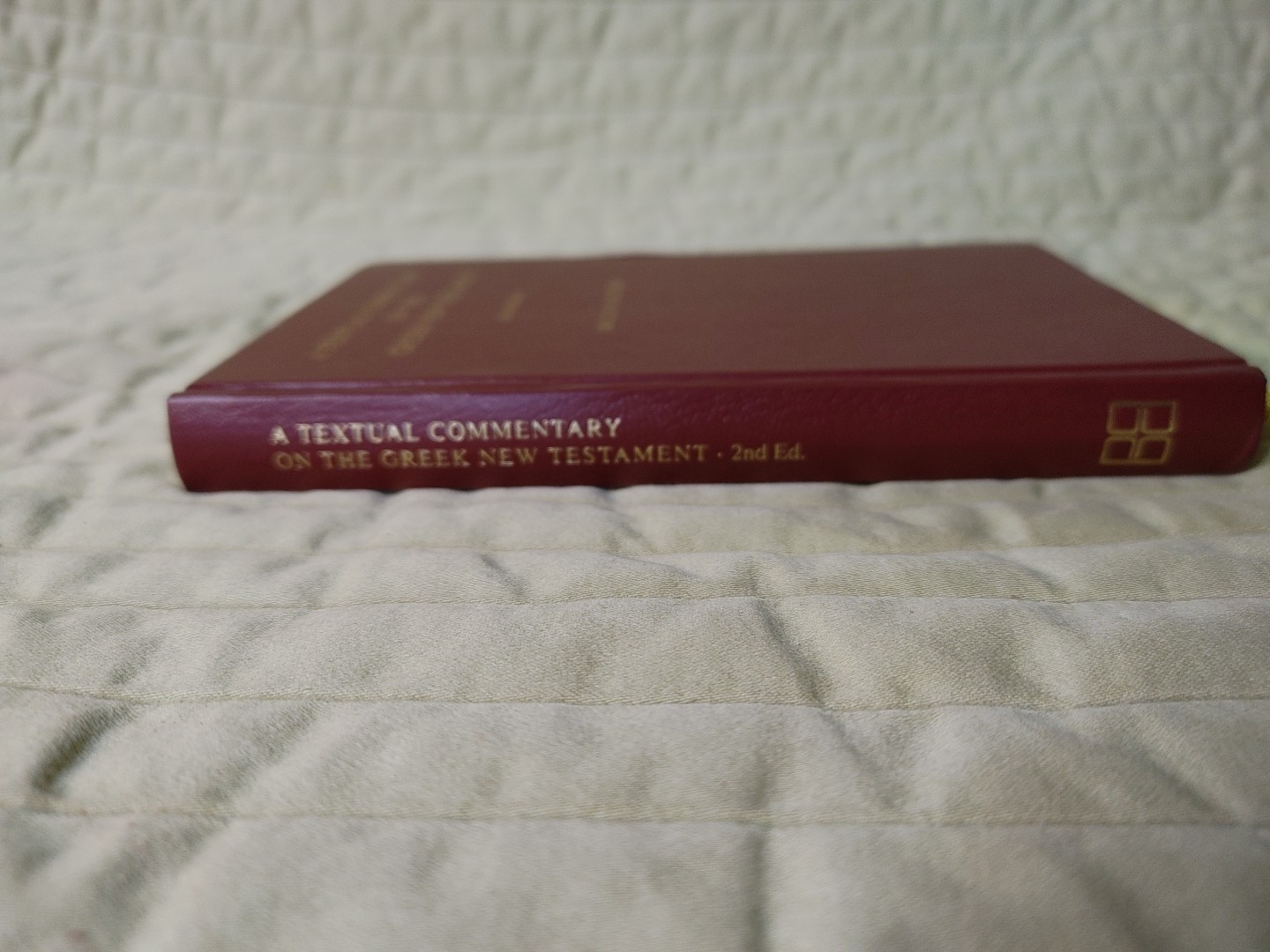 A Textual Commentary on the Greek New Testament, Second Edition 1994, Very Good