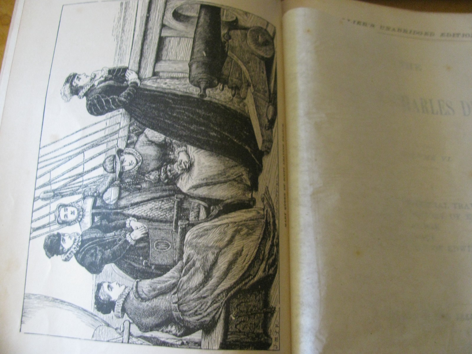 WORKS OF CHARLES DICKENS VOLUME VI COLLIER’S UNABRIDGED EDITION HC BOOK NICE CND