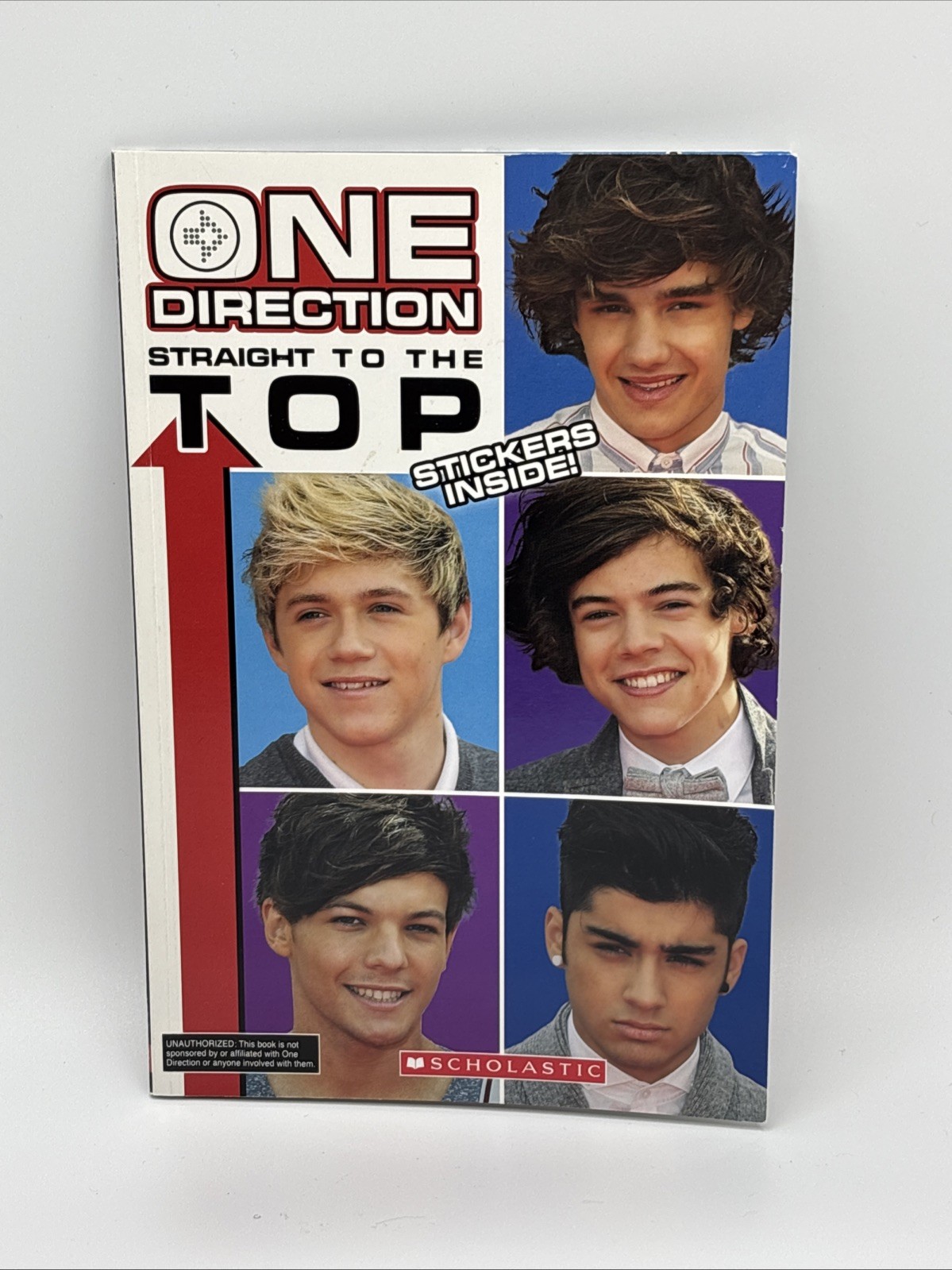 One Direction Book Lot 2 Scholastic Straight to the Top Superstars Hardcover