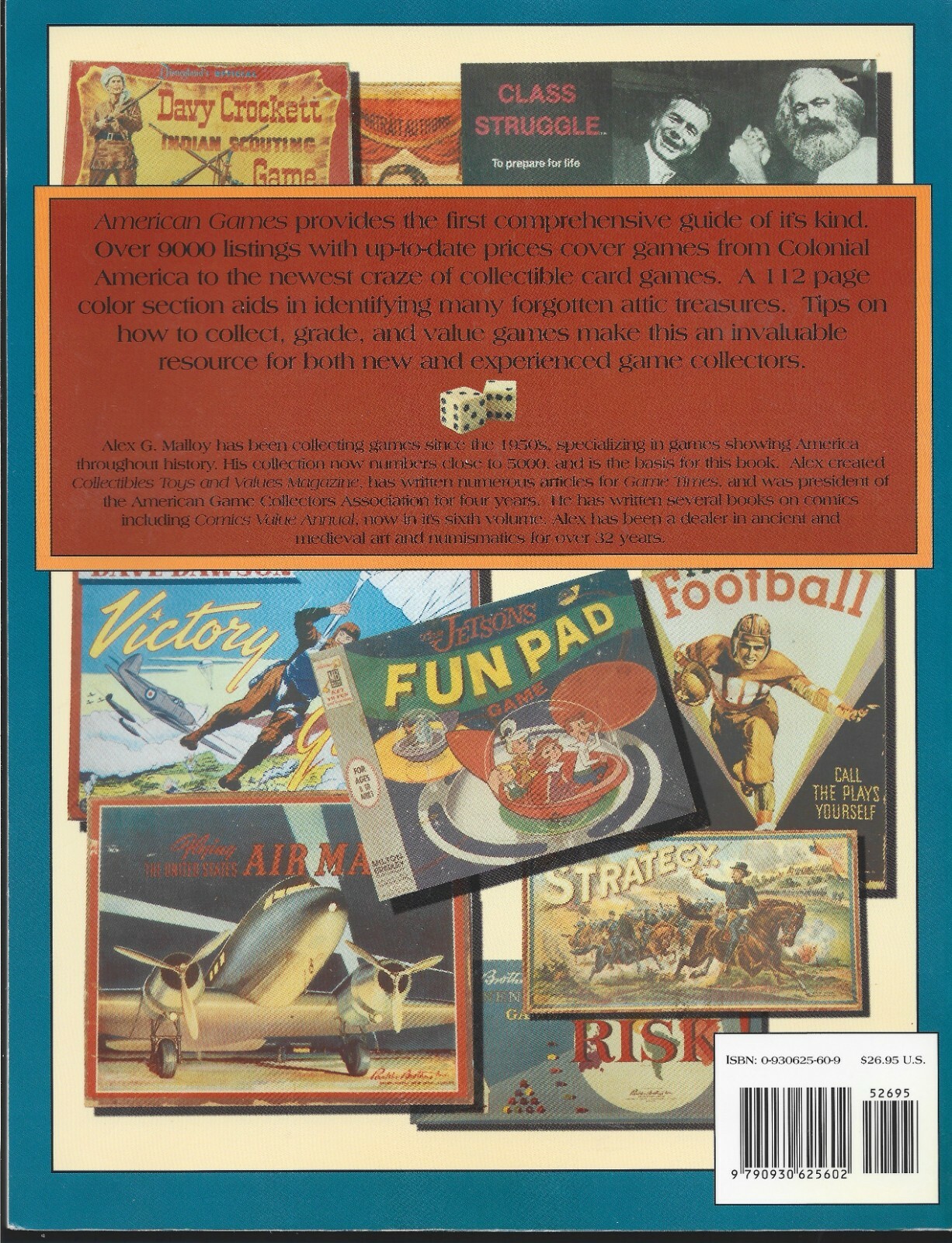 American Games-Comprehensive Guide book PB-Alex G. Malloy-2000-346 pages