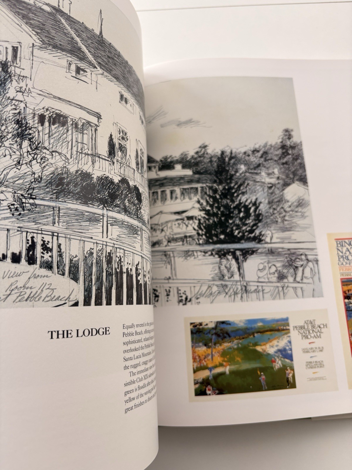 LeROY NEIMAN BIG TIME GOLF FULL COLOR ILLUSTRATIONS BOOK
