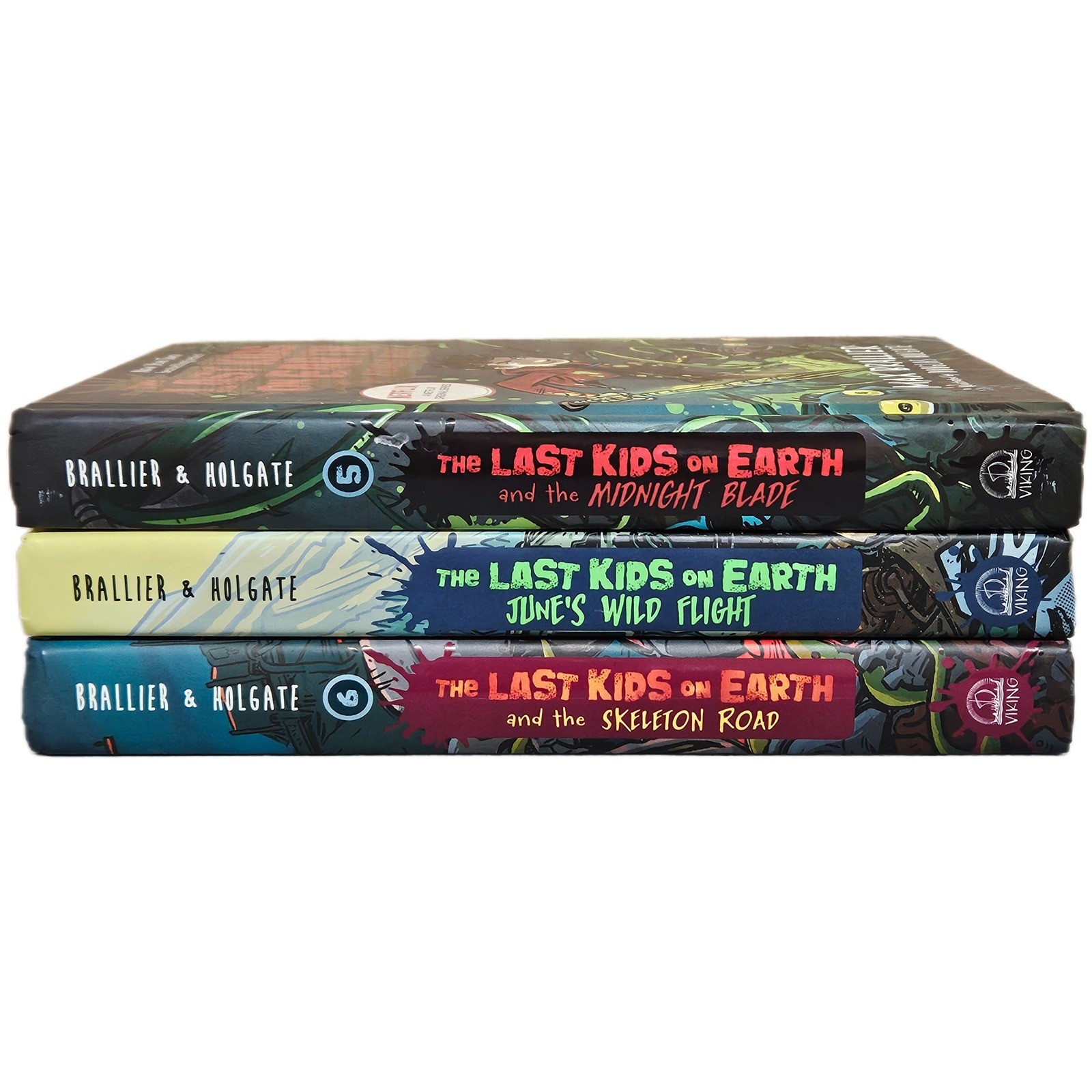Lot of 3 The Last Kids on Earth Book Series Set by Max Brallier Book 5, 5.5, & 6
