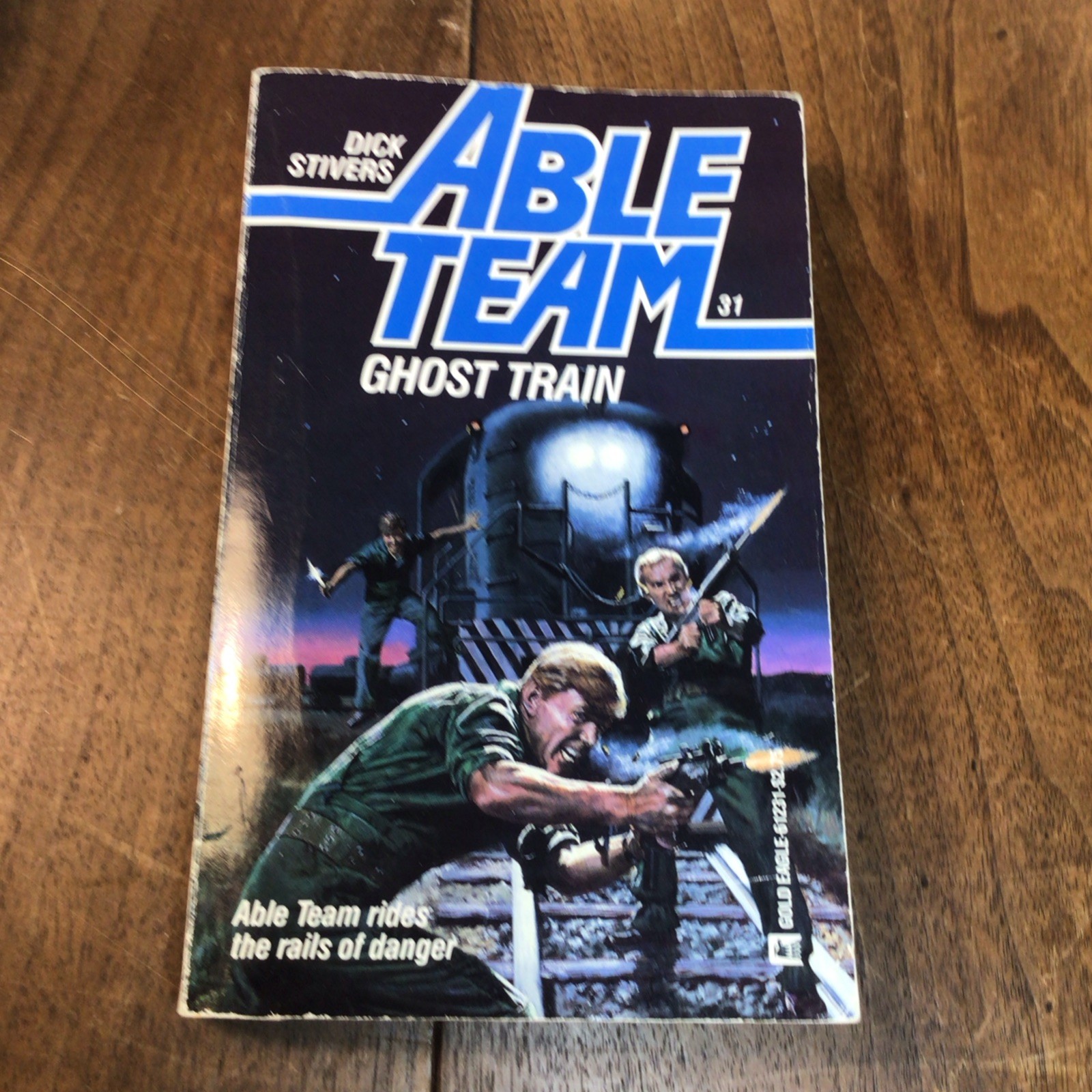 Ghost Train, by Dick Stivers (1987, Mass Market) Able Team