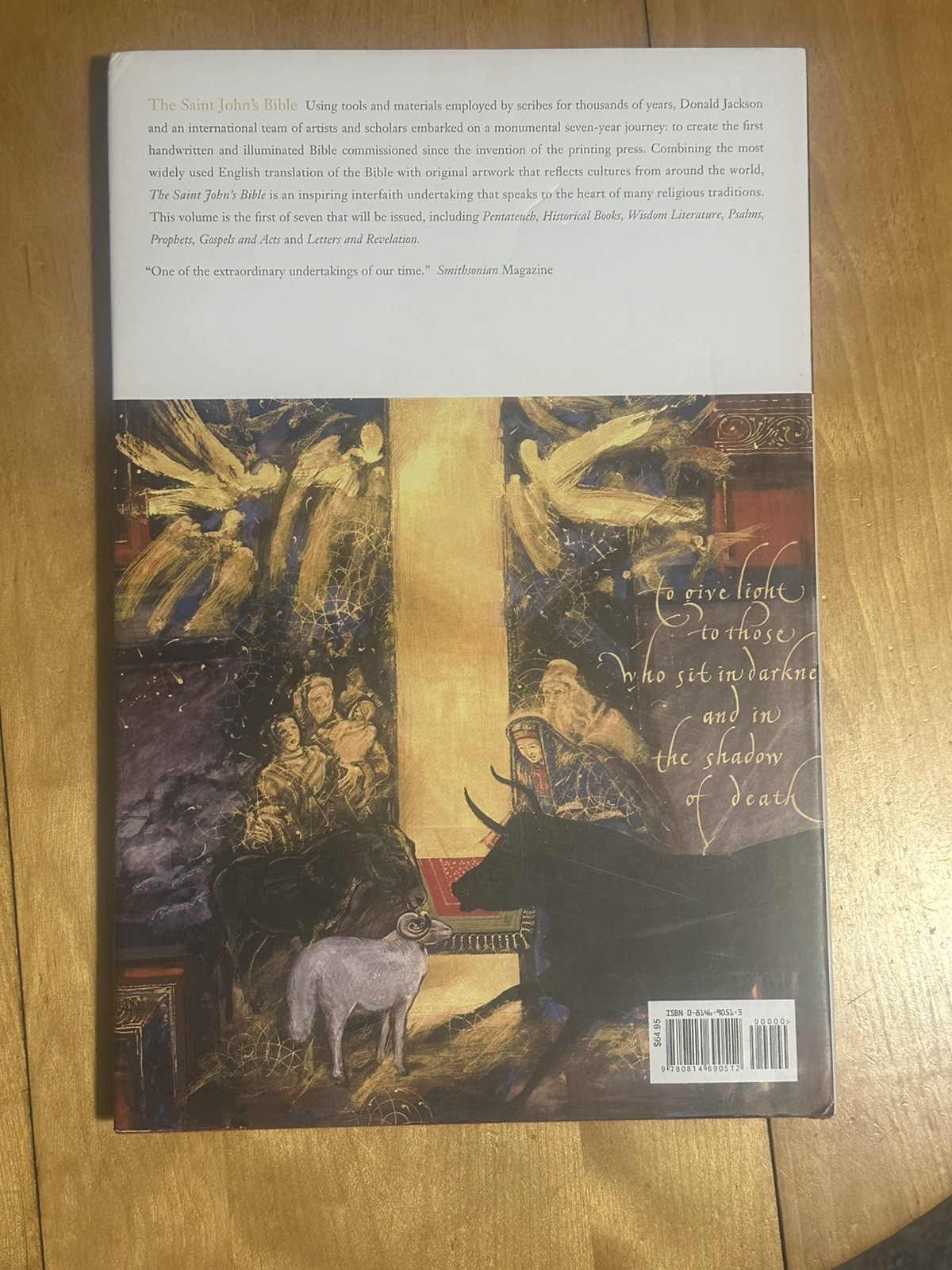 Saint John’s Bible: Gospels and Acts Hardback Donald Jackson PreOwned Desc/Pics