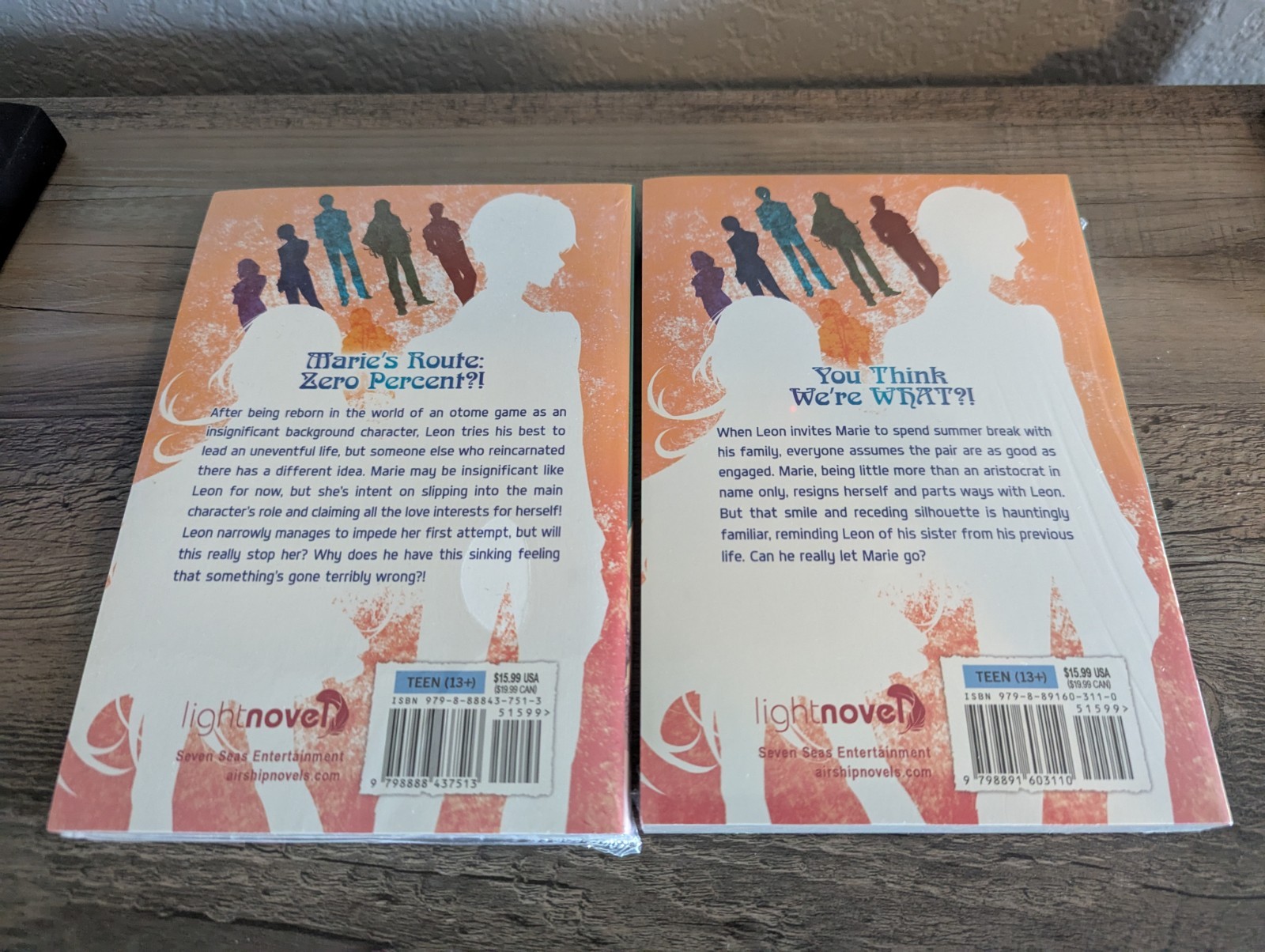 Trapped in a Dating Sim: Otome Games Are Tough For Us, Too! Vol 1-3 Novel Set