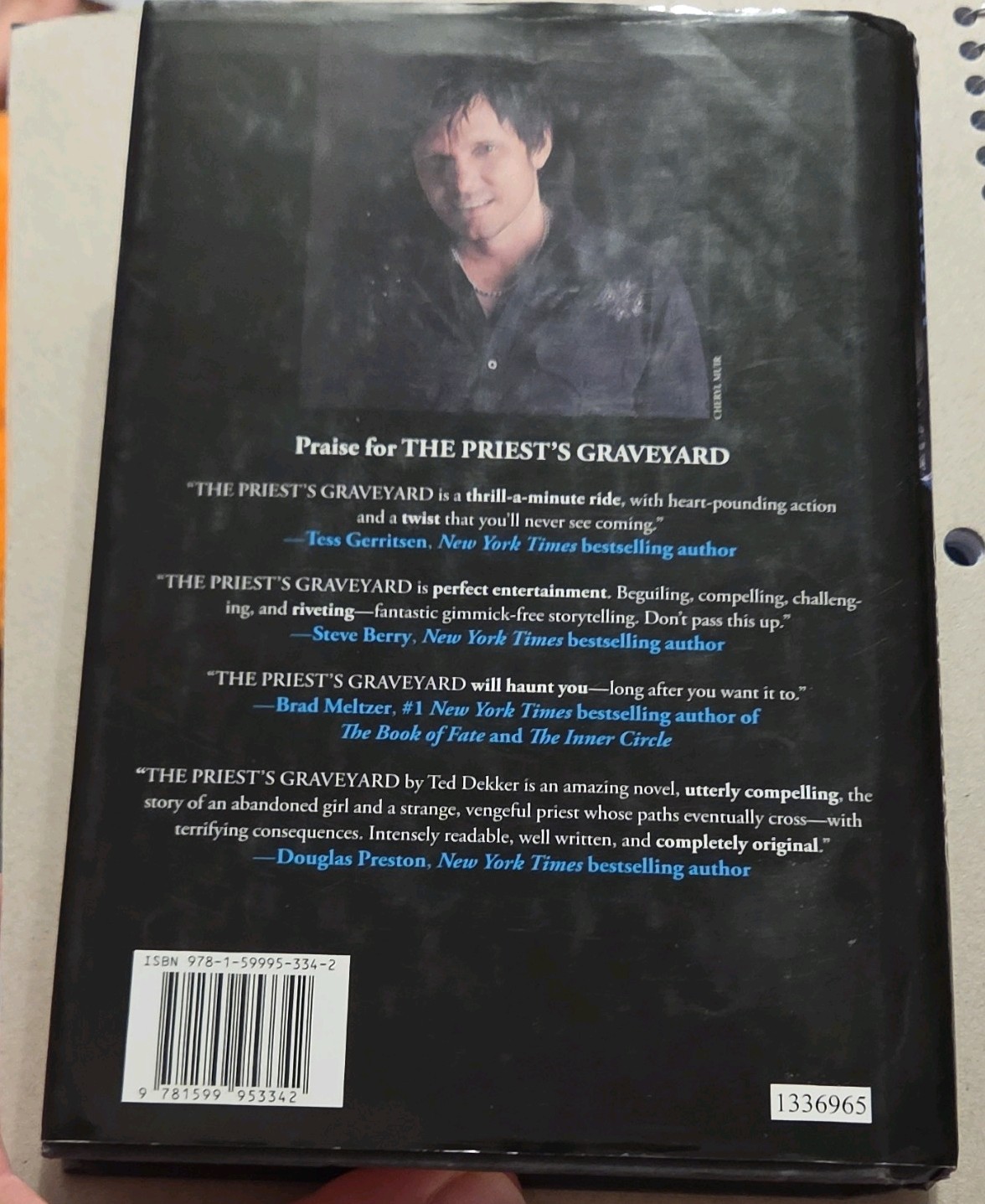 Ted Dekker The Priest’s Graveyard Hardcover 2011 Center Street w/ Dust Jacket