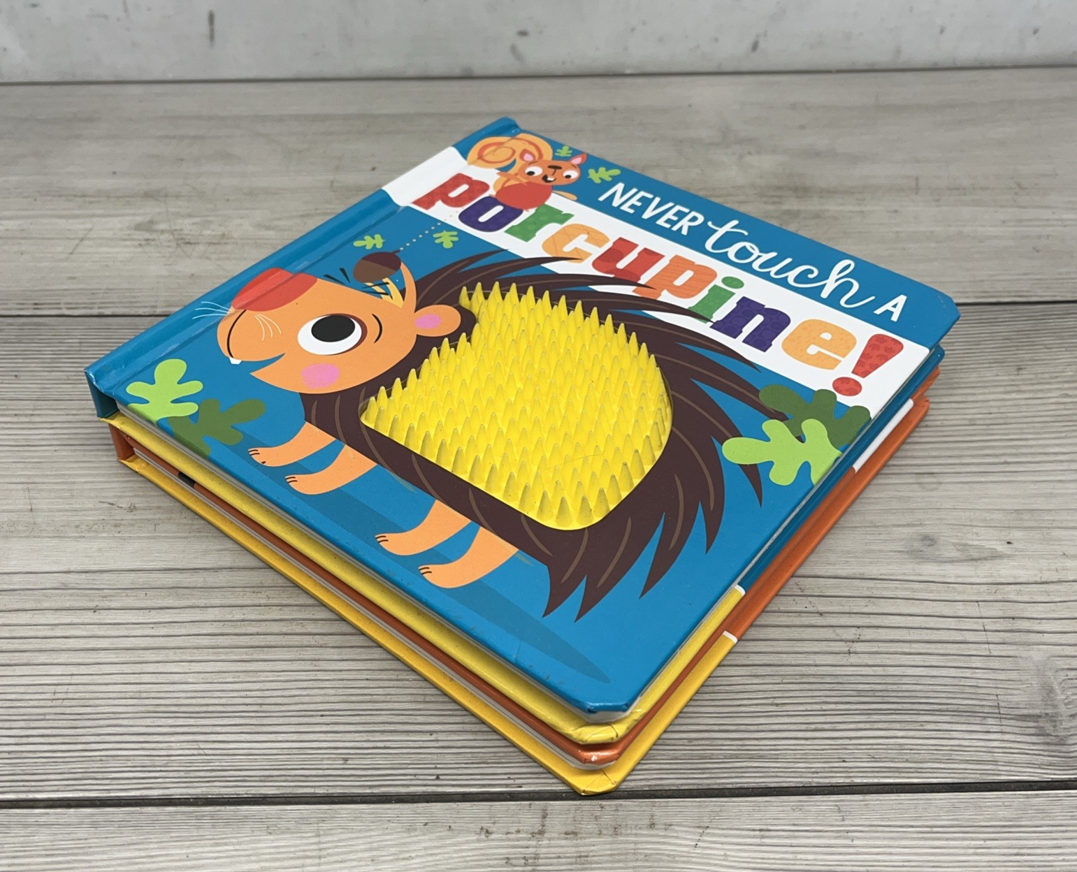 Lot Of 2 Children’s Books, Never Touch A Grumpy Bat, Porcupine, Illustrated, HC.