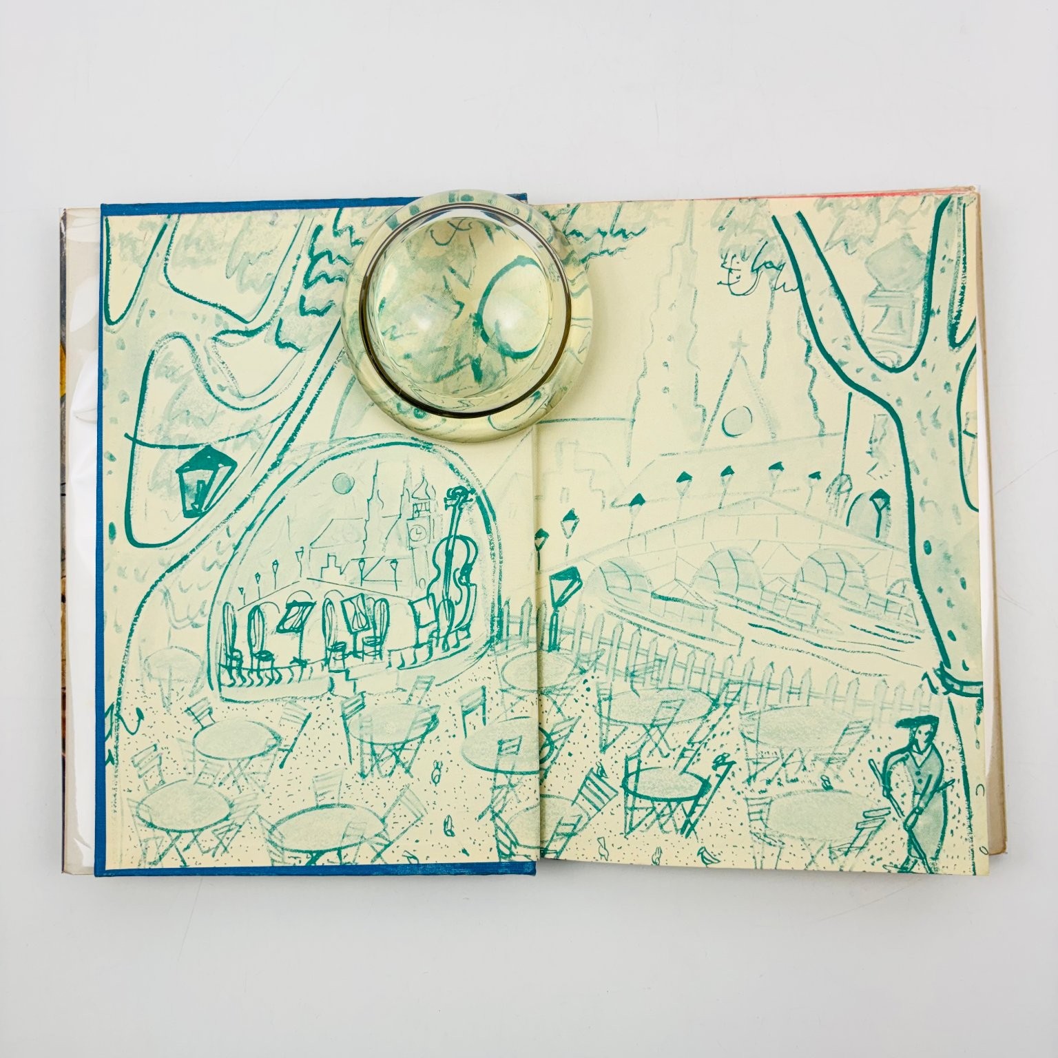 The Blue Danube Ludwig Bemelmans 1945 Second Printing Illustrated Viking Press
