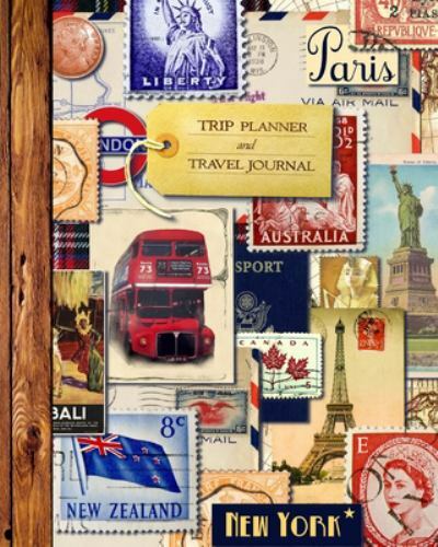 Trip Planner & Travel Journal: Vacation Planner & Diary for 4 Trips, with Check