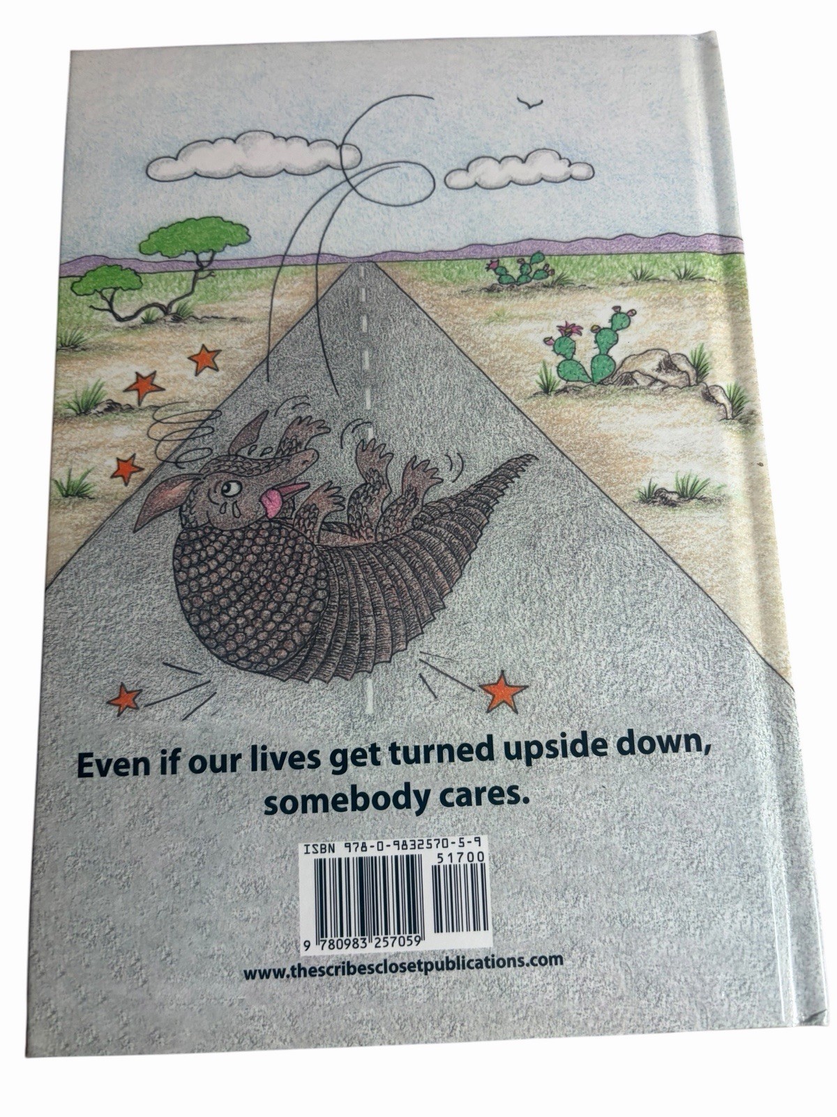 Upside Down Armadillo Signed Brenda Cohn 2013 HC w CD Lavonia McQuitty ~ NEW