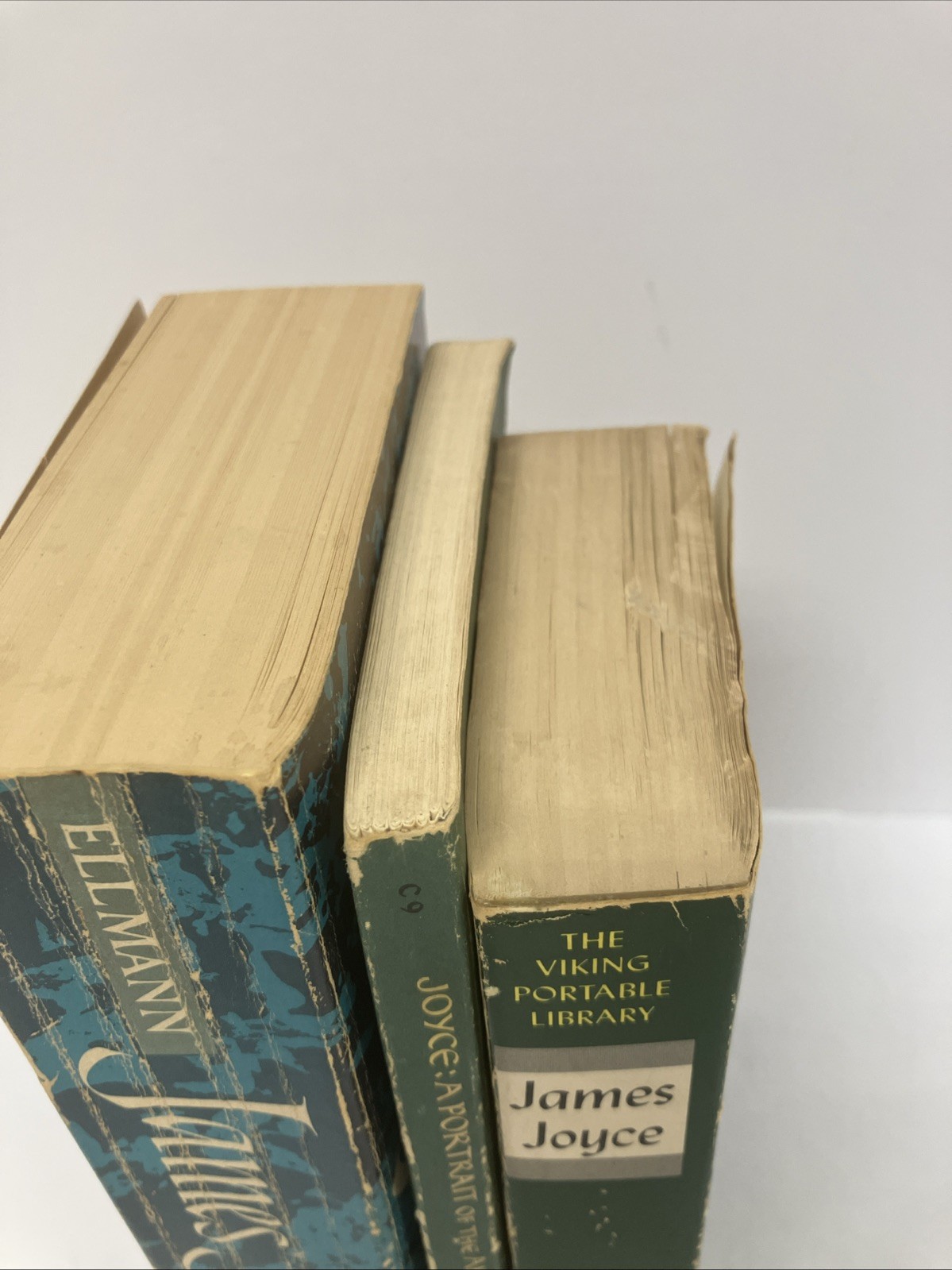 Vintage James Joyce Portrait Artist Young Man + Richard Ellmann Bio (Lot 3 PBs)