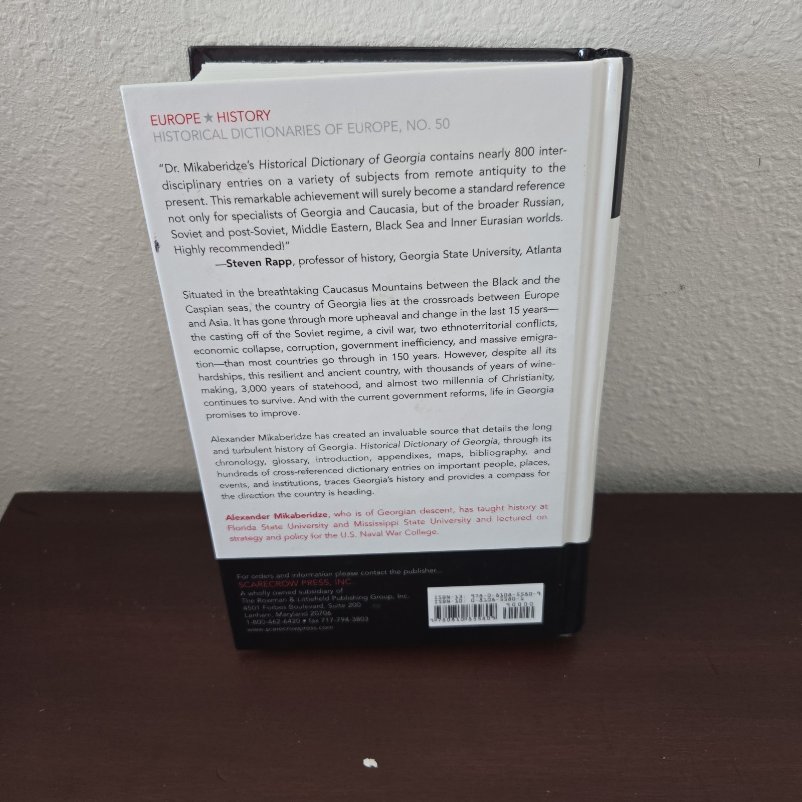 Historical Dictionary of Georgia by Alexander Mikaberidze (2007, Hardcover)