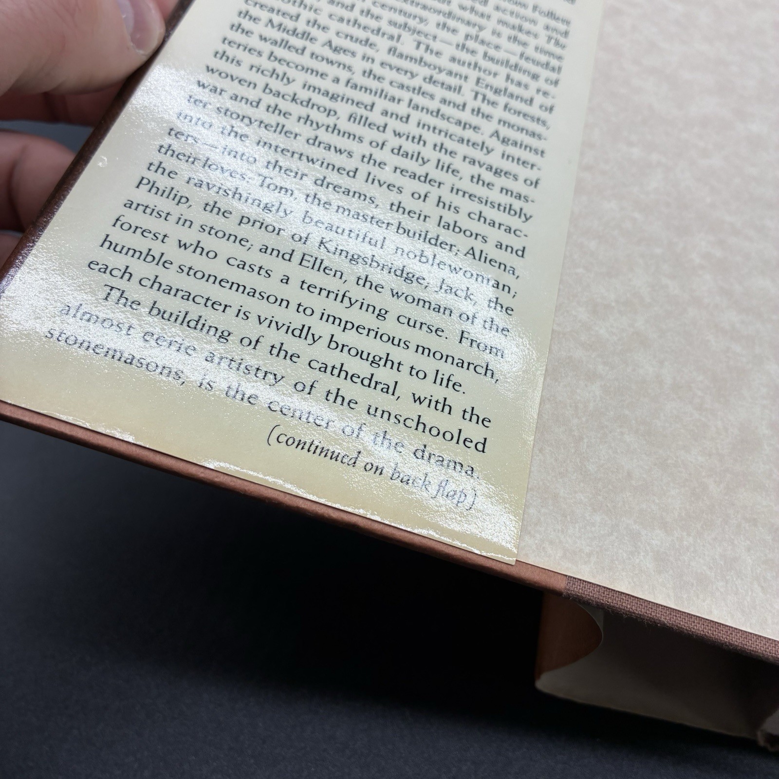 The Pillars of the Earth Ken Follett 1st Edition 1st Print HC DJ 1989