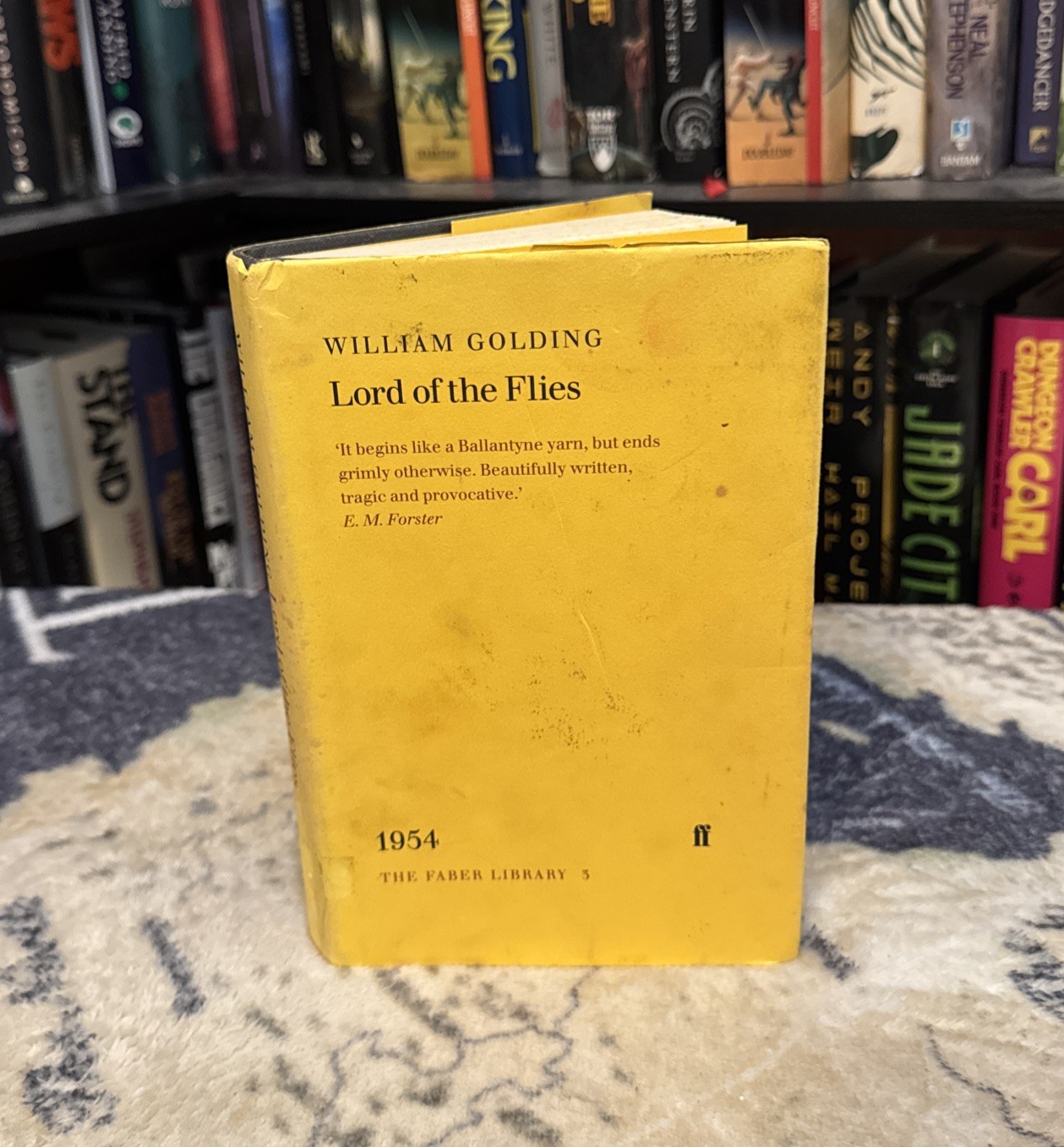 Lord of the Flies – William Golding (HC) Faber First Library Edition/Print, FAIR