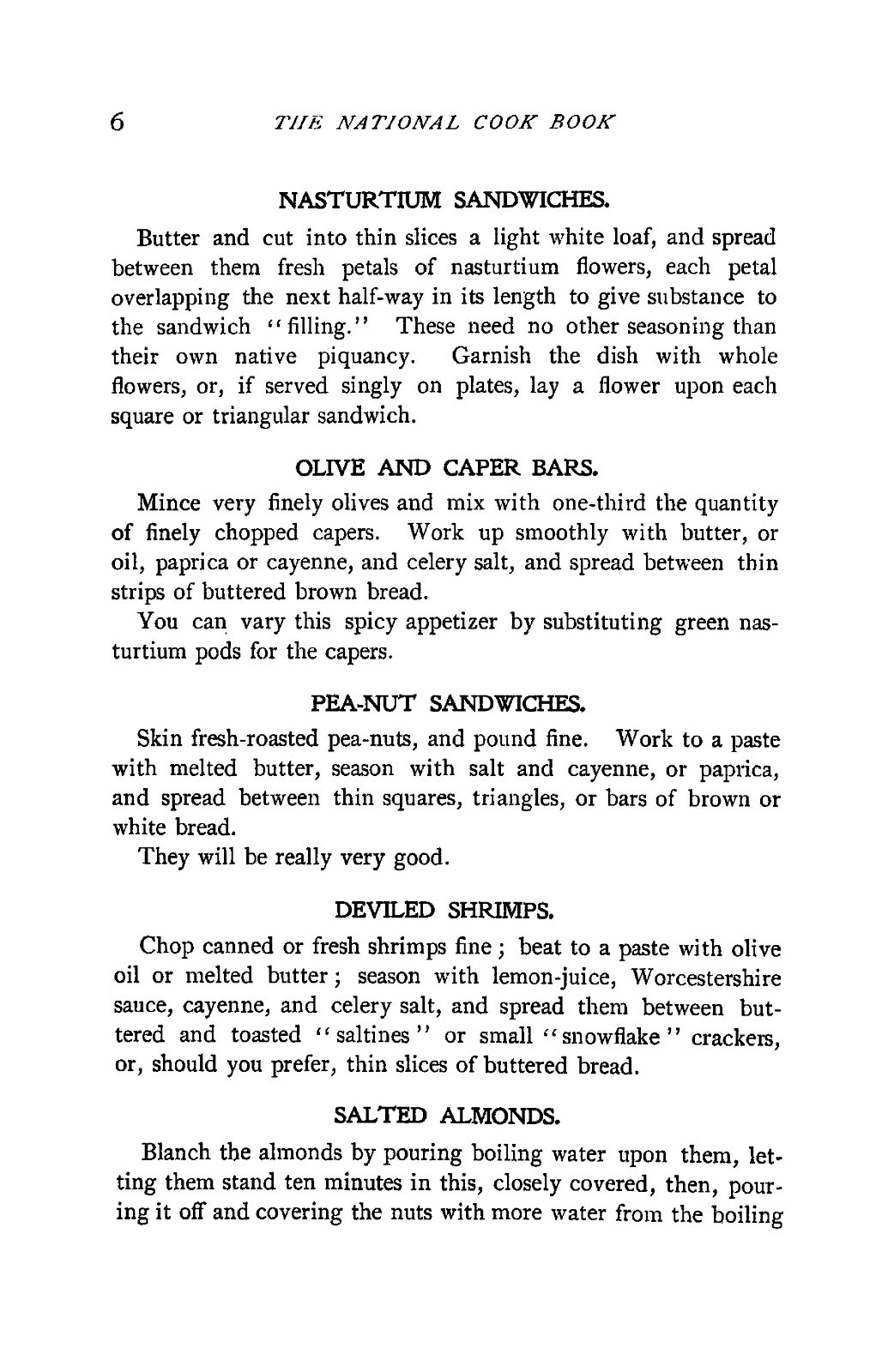 1896 The National Vintage Cook Book 555 Pages