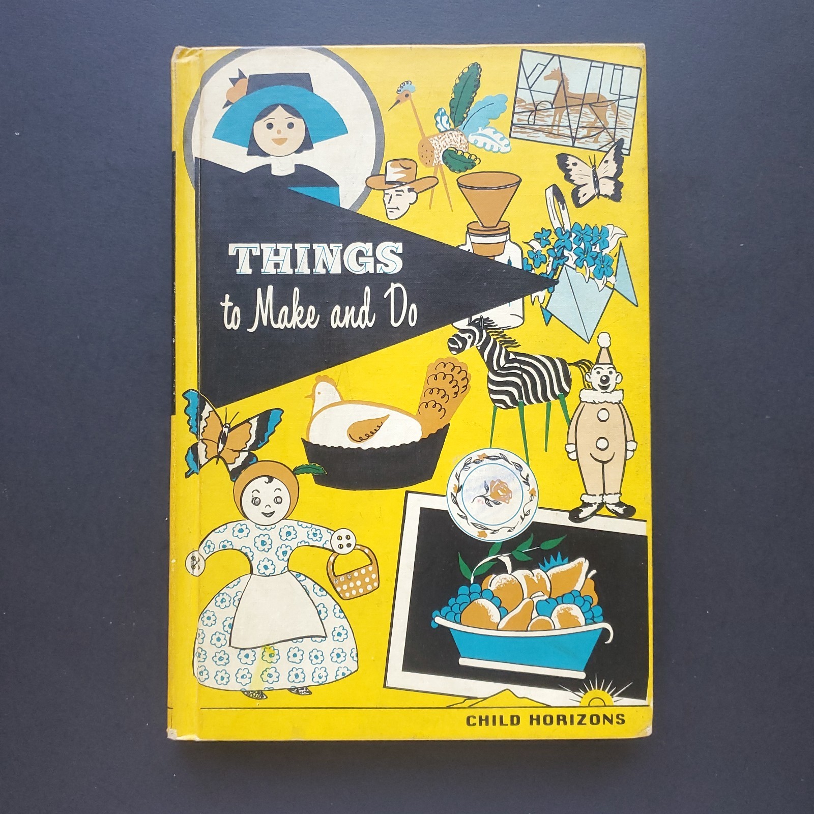 Vintage Things To Make And Do Child Horizons Book Art Project Craft Ideas 1962