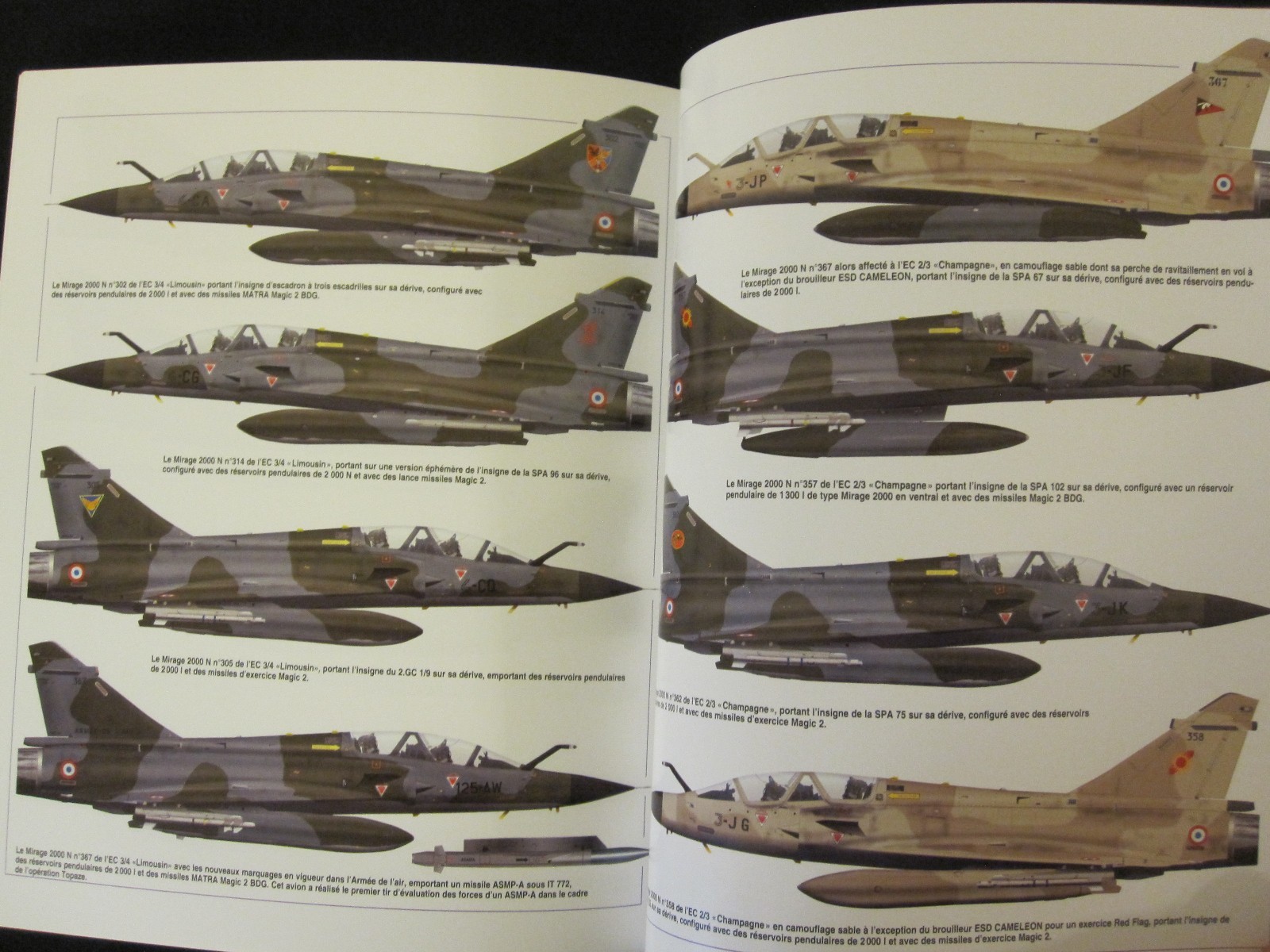 Mirage 2000N – full of color profiles & photos, French Text, 82 pages