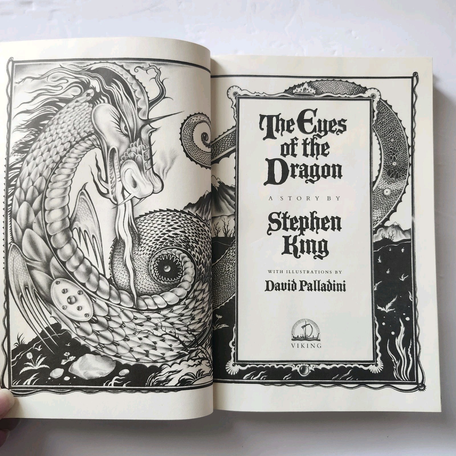 Eyes of the Dragon by Stephen King (1987, Hardcover) Vtg 80s Stephen King