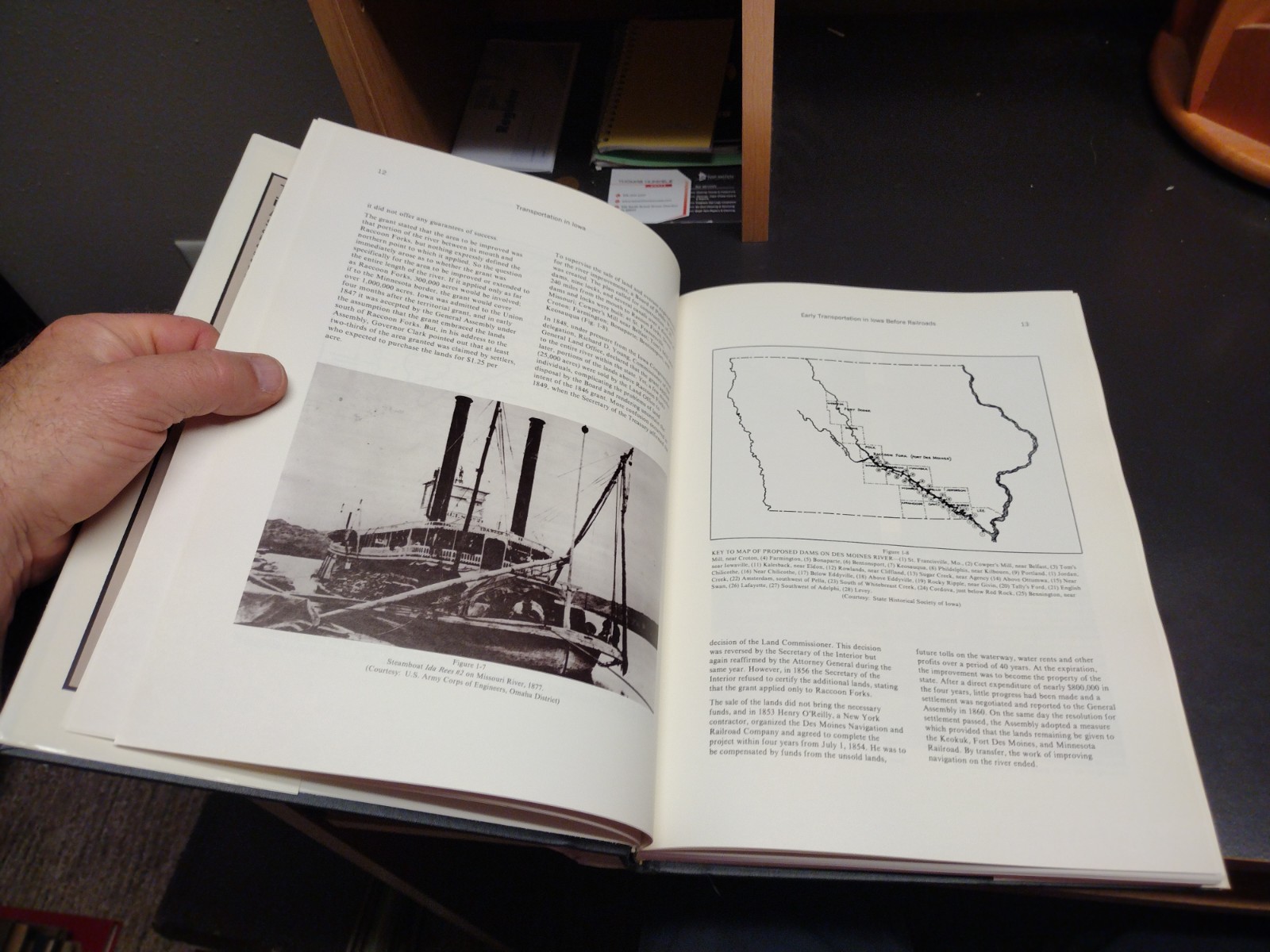 Transportation in Iowa A Historical Summary William H. Thompson 1989 w Large Map