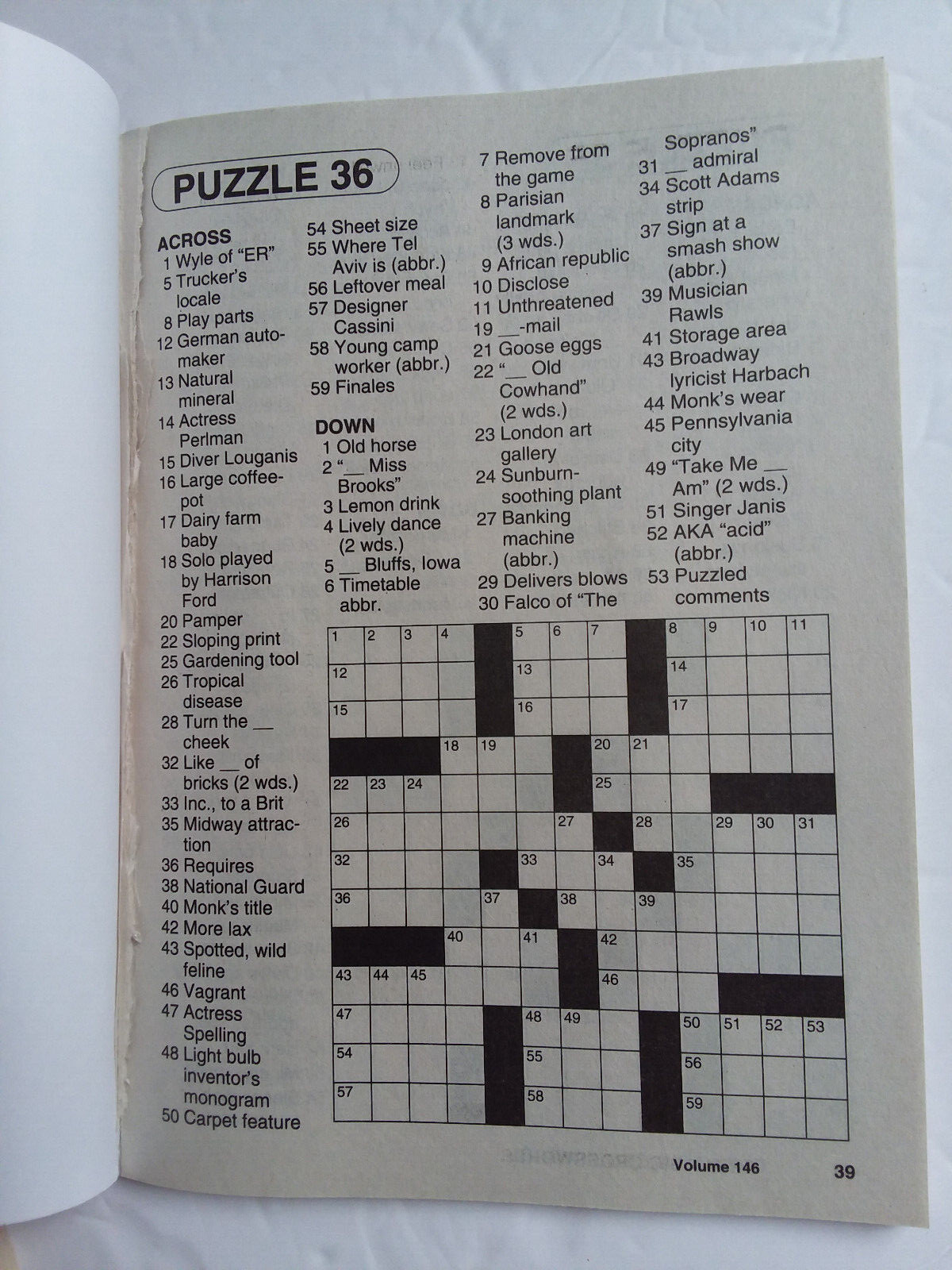 2 Great Big Crossword Books Vol 145 & 146 Large Print 2023 Kappa Missing Pages