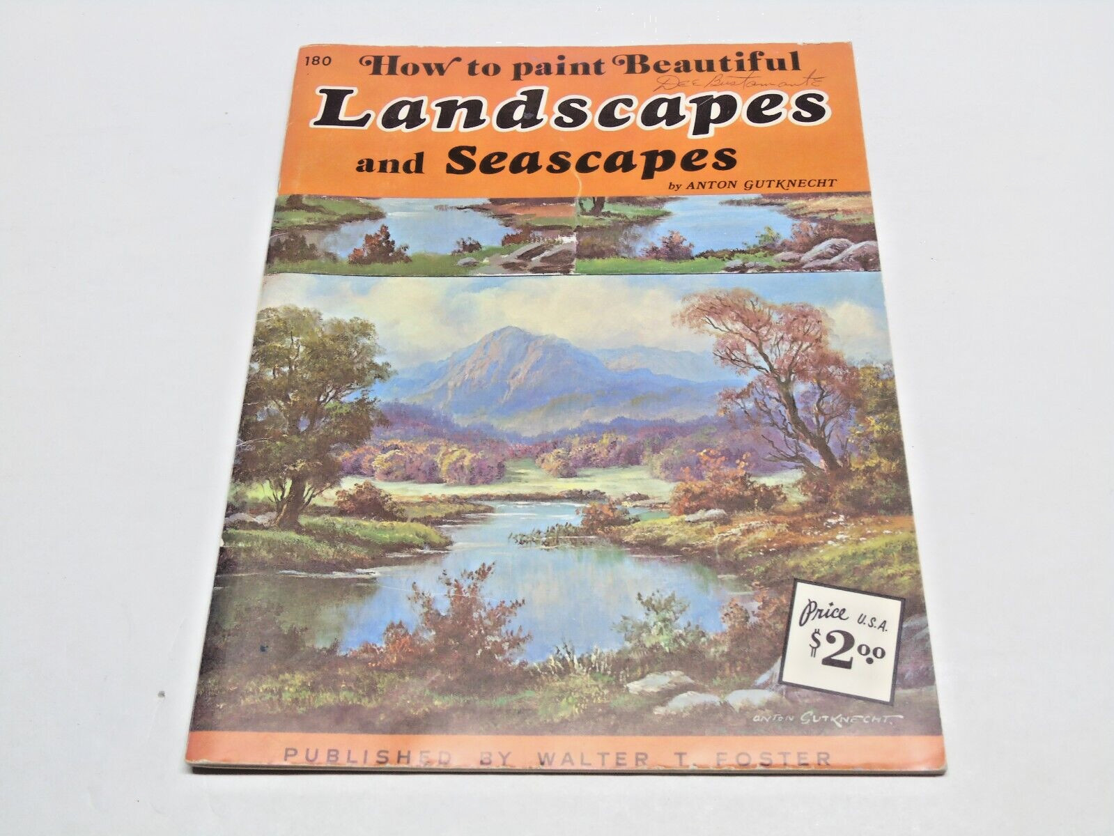 Lot of 4 Vintage WALTER T FOSTER Publication Figures, Portraits, Landscapes…