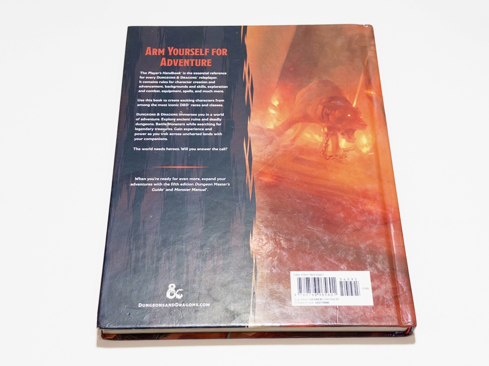 D&D Player’s Handbook Hardcover Dungeons & Dragons Core Rulebook 1st Ed 2014, EX
